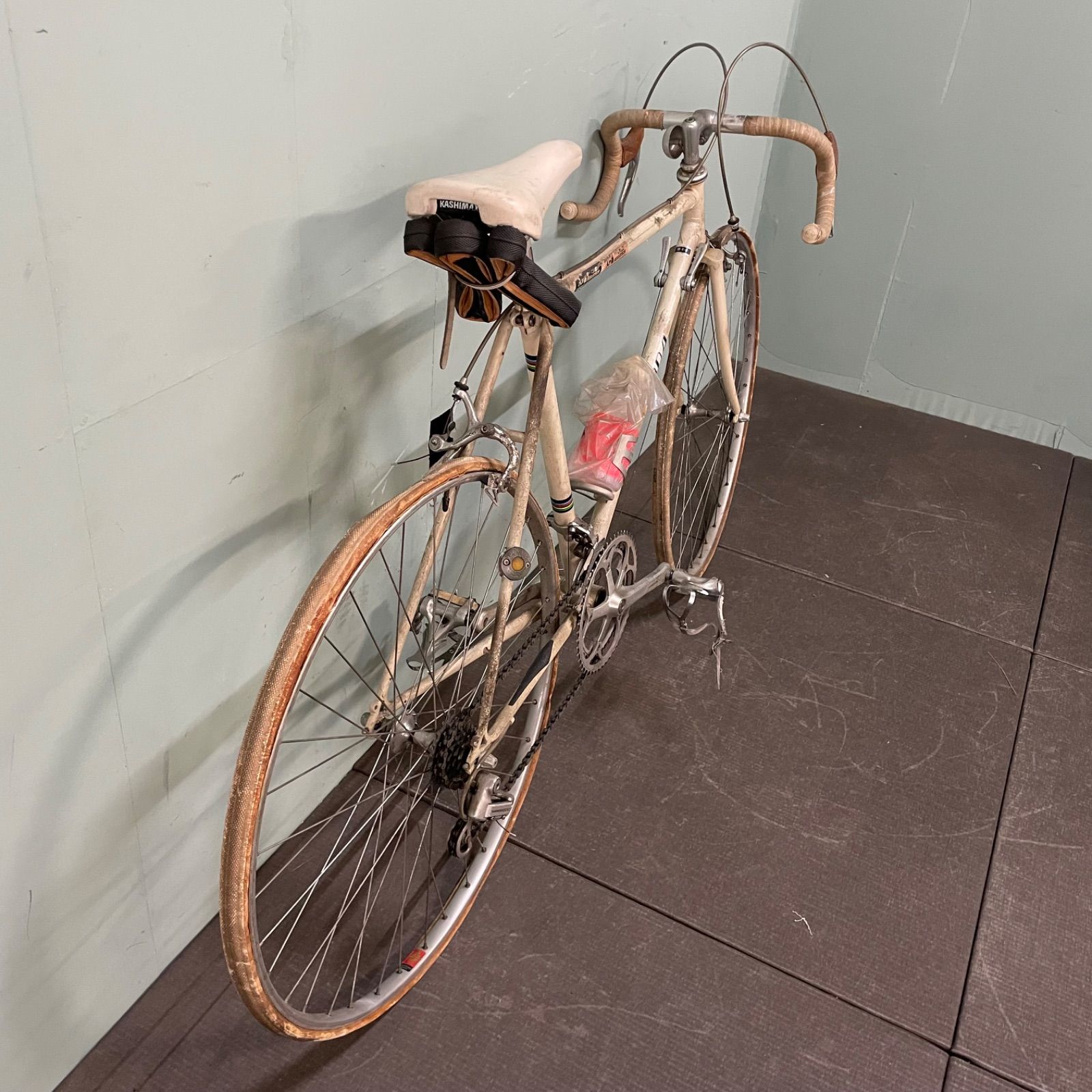 ♭ BALBOA ヴィンテージ自転車 ホワイト ロードバイク ドロップ 
