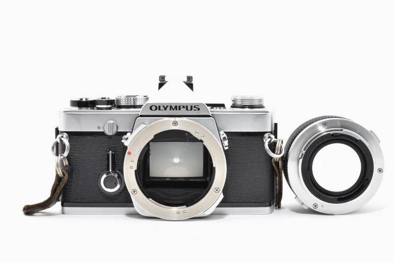 カメラ 【実用品】Olympus オリンパス OM-1 シルバー / OM-SYSTEM G