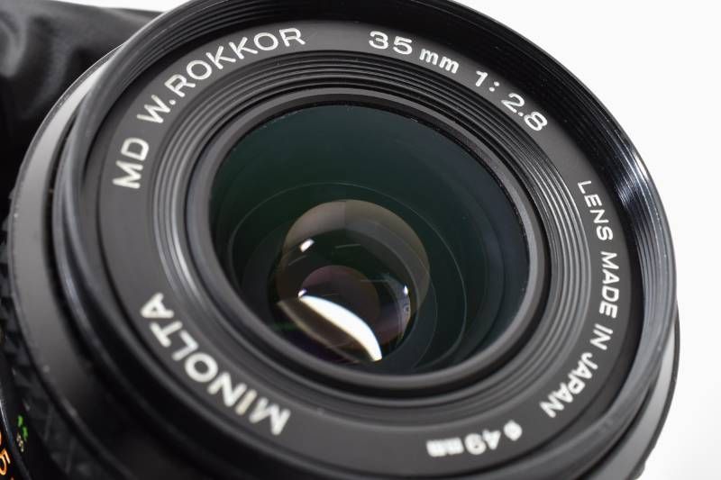 実用品】Minolta ミノルタ MD ROKKOR 35mm 2.8 MFレンズ #4069-20