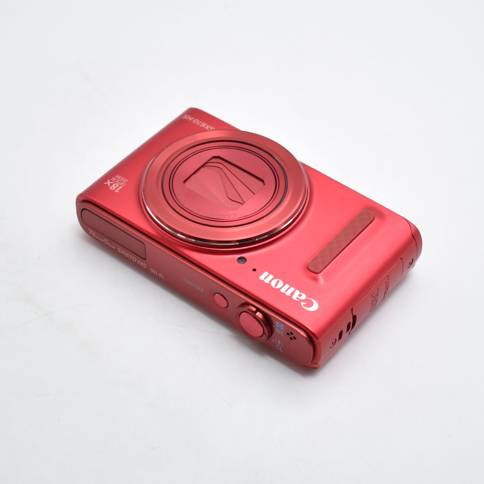 B#11548 Canon デジタルカメラ PowerShot SX610 HS レッド 光学18倍 
