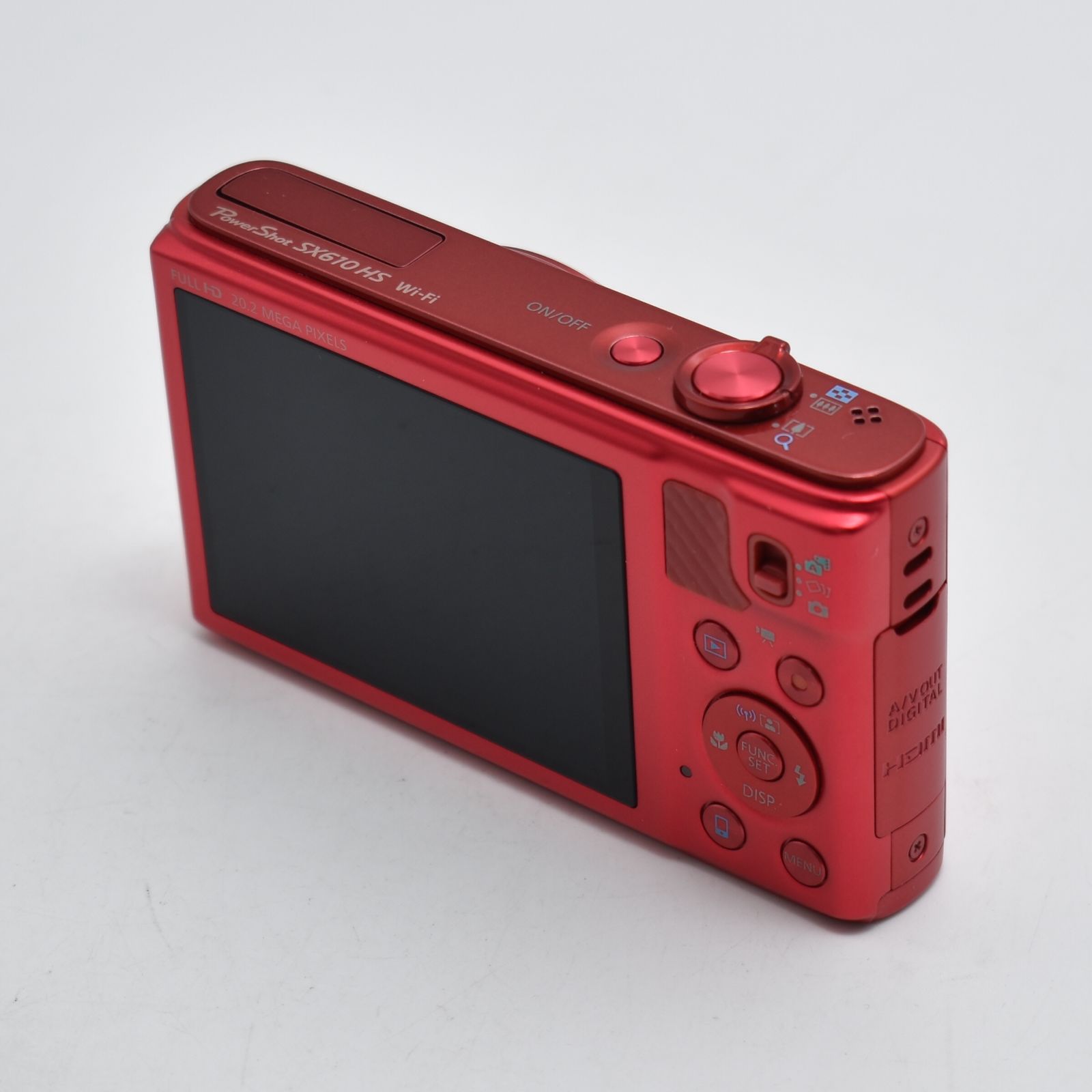 B#11548 Canon デジタルカメラ PowerShot SX610 HS レッド 光学18倍 