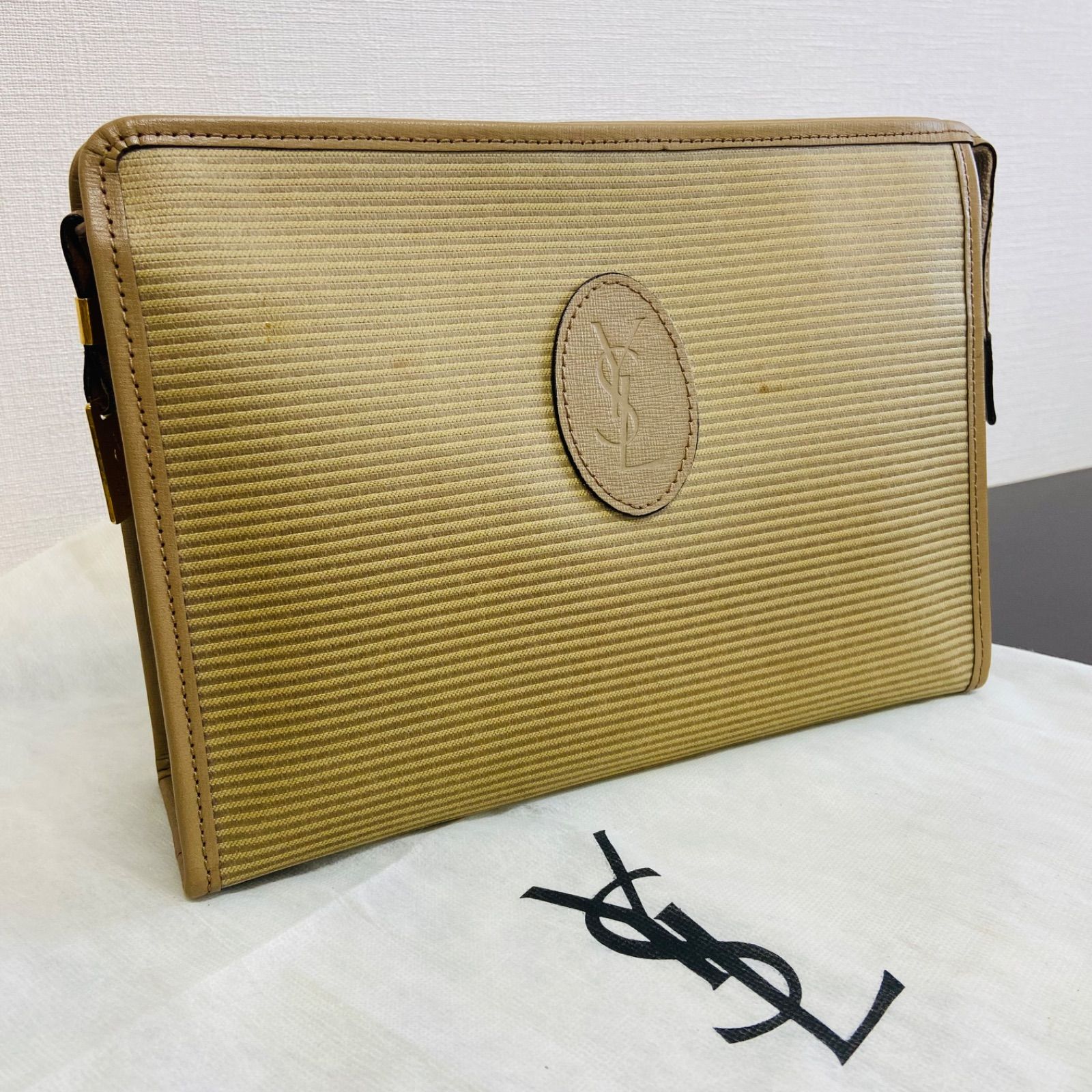 YSL Yves Saint Laurent イヴ・サンローラン クラッチバッグ セカンド