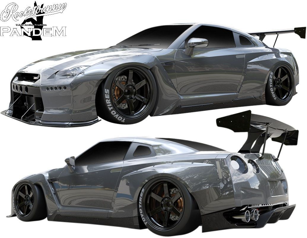 PANDEM NISSAN R35 GT-R | TOKYO, JAPAN | #TOYOTIRES | [4K60] 【M's