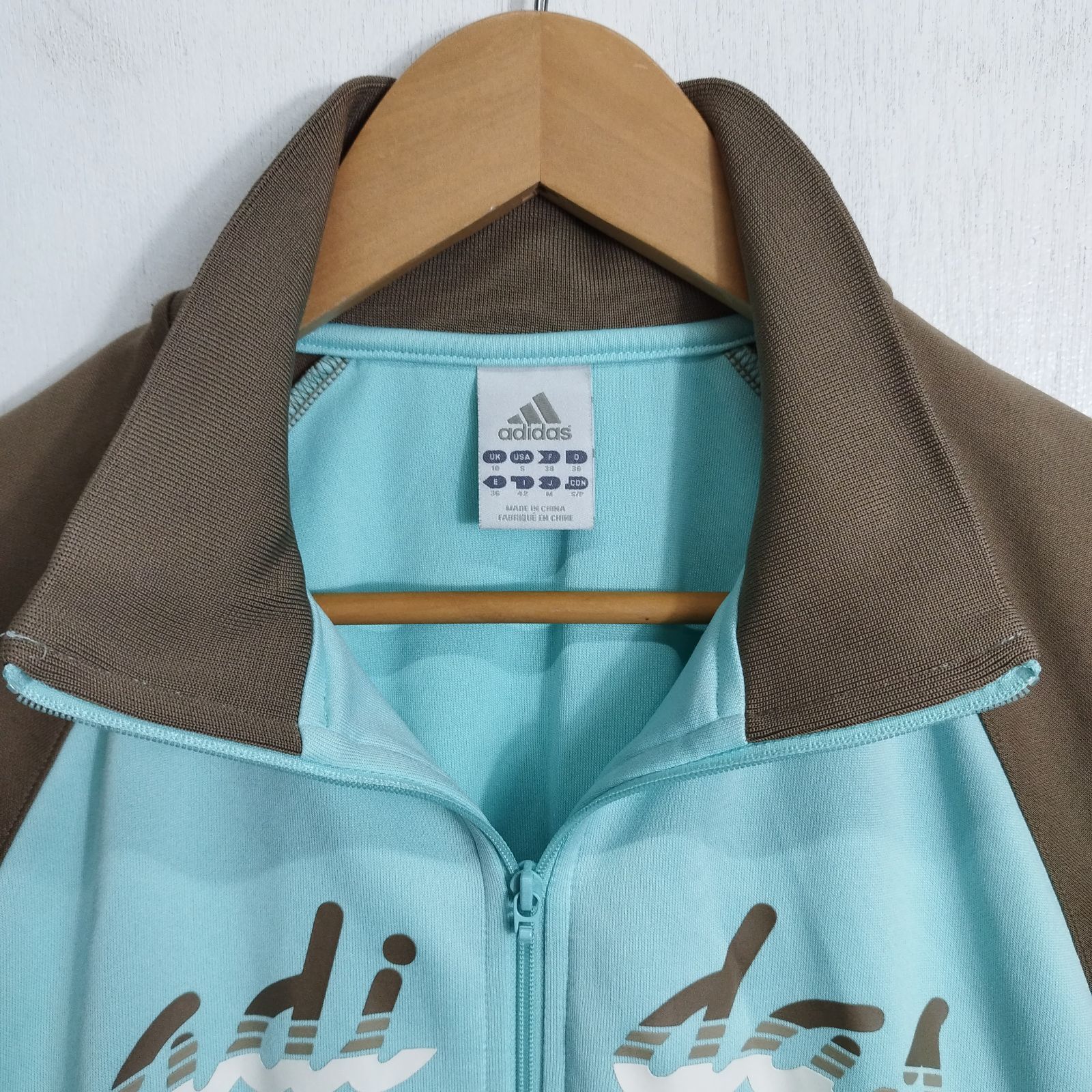 adidas アディダス トラックジャケット ジャージ ジップアップ ロゴ