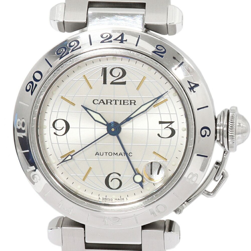カルティエ パシャ C メリディアン GMT W31029M7 兼用