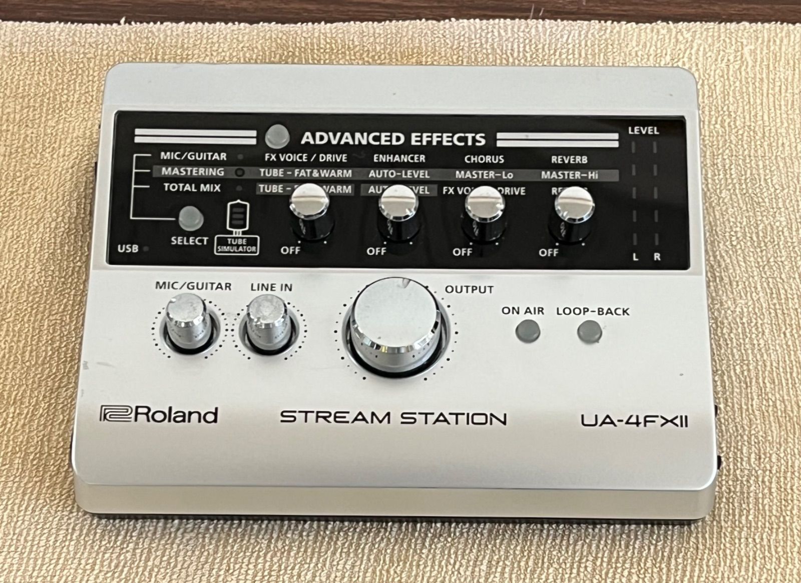 現状品 Roland STREAM STATION UA-4FXII オーディオインターフェース