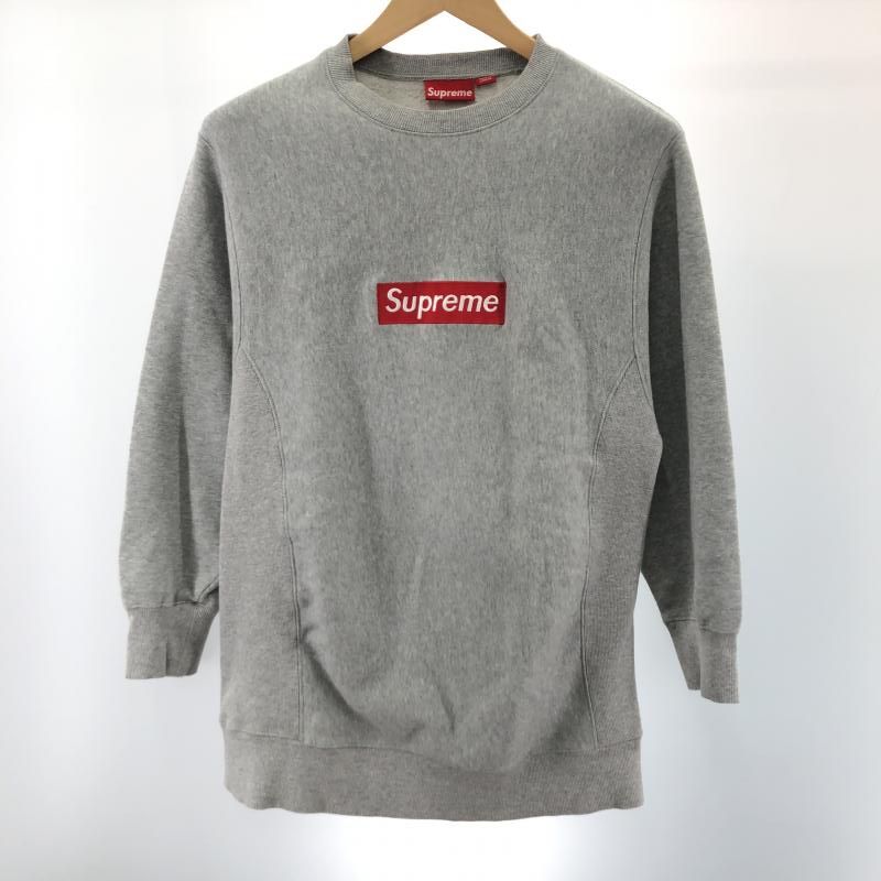 中古】Supreme 初期紙タグ Box Logo Crewneck サイズXL グレー[91