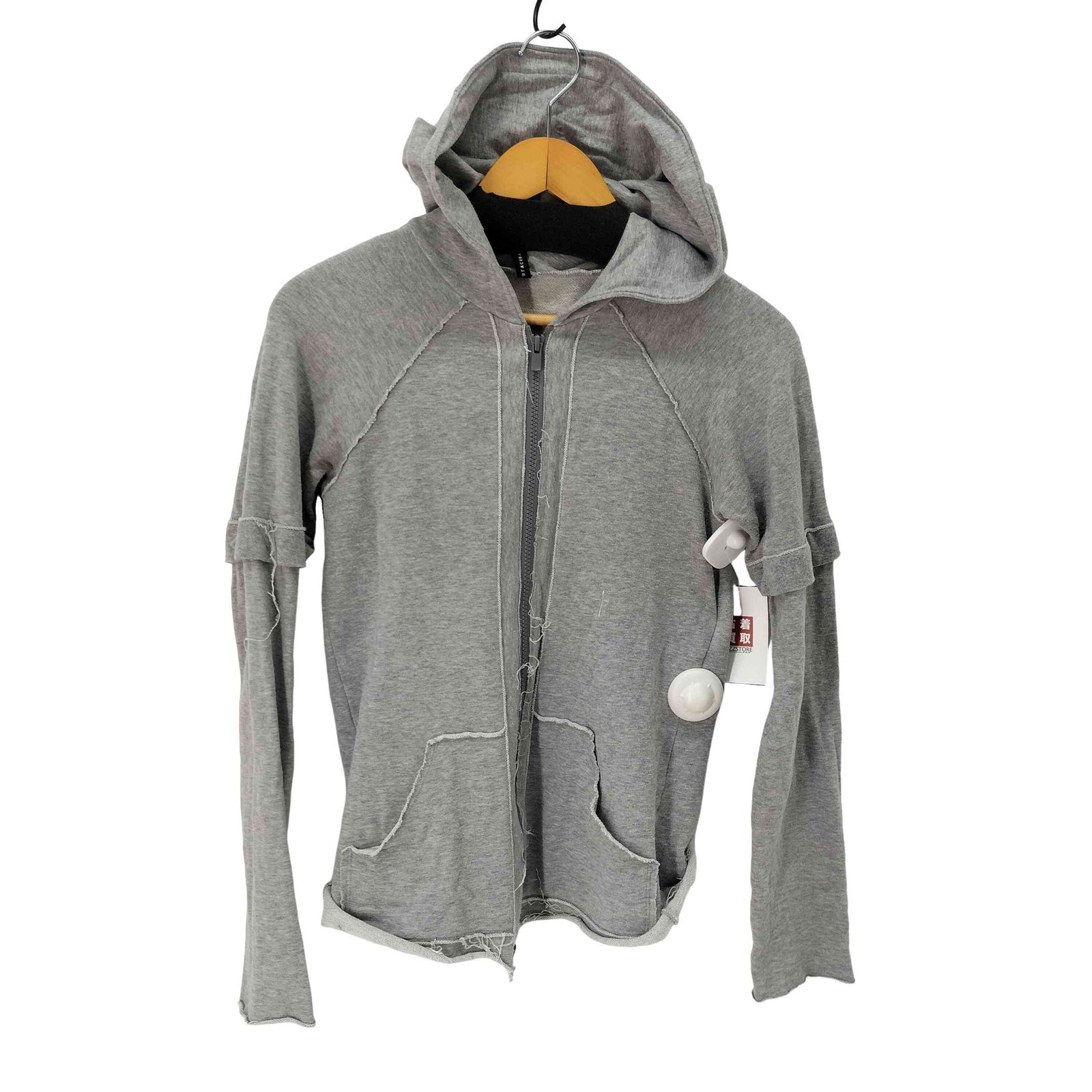 ブラックバレットバイニールバレット BLACKBARRETT by neil barrett クロス刺繍 ダブルジップ パーカー  メンズ  2