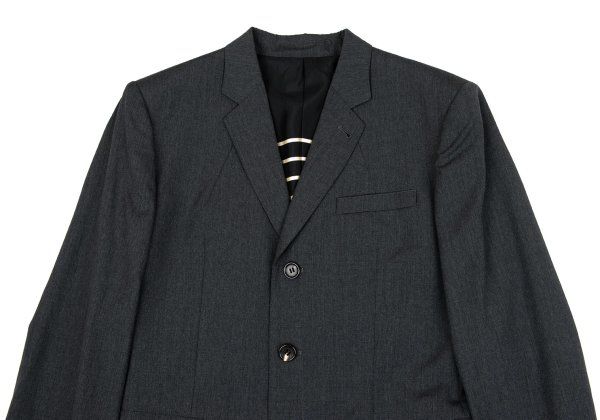 ジャンポールゴルチエ オムJean Paul GAULTIER HOMME 裏ボーダーウール