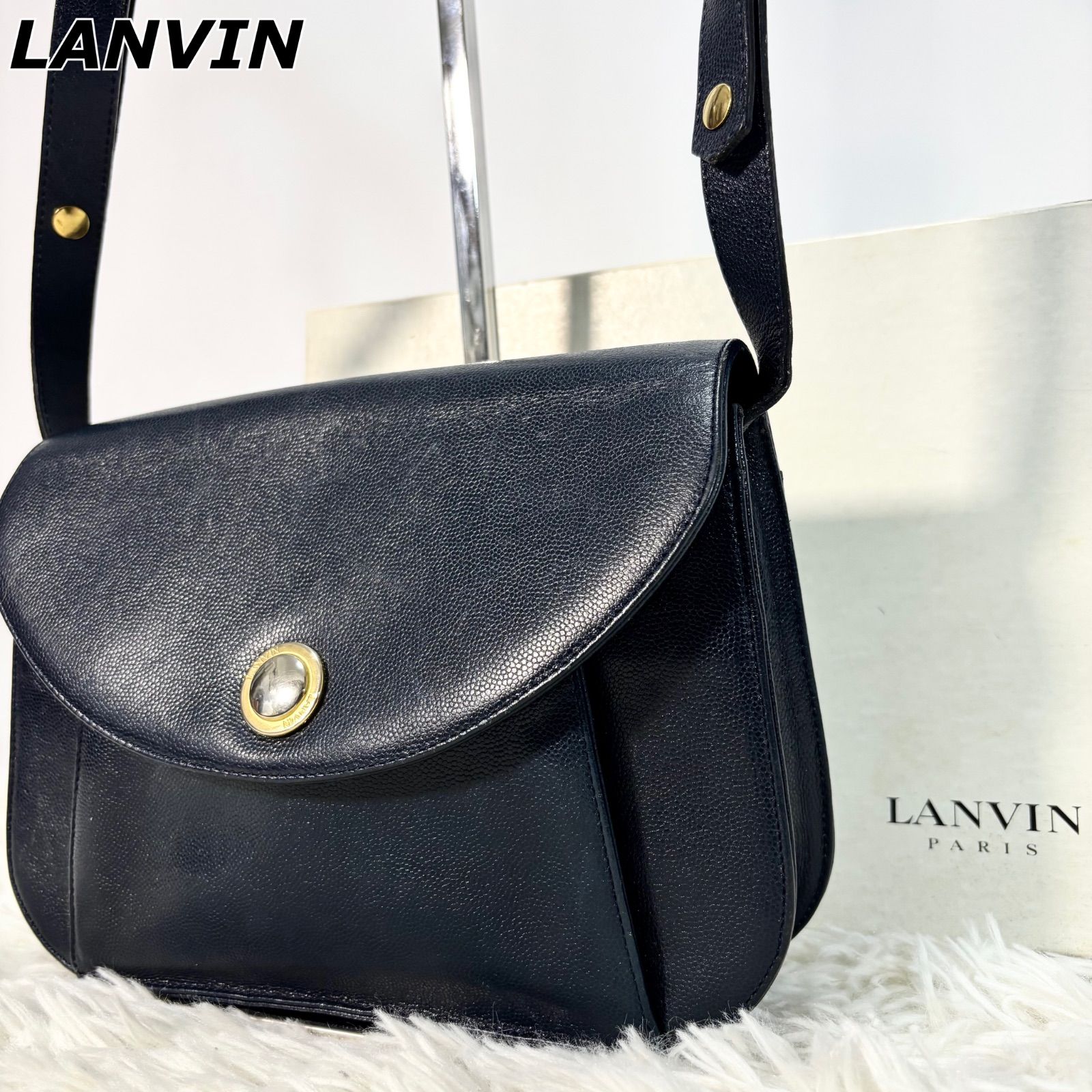 ランバン LANVIN ショルダーバッグ 斜め掛け クロスボディー 肩掛け 