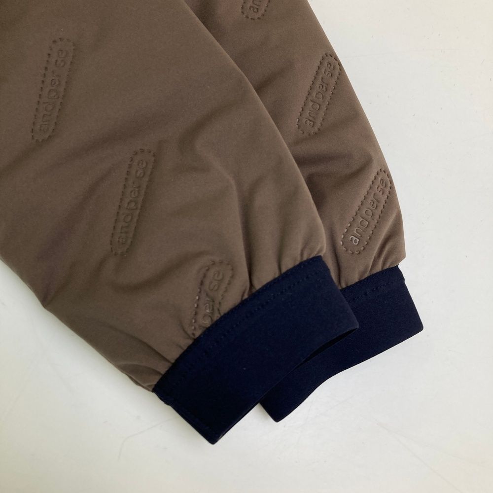 サイズ：M AND PER SE アンパスィ AMF1115G3/2025年モデル 中綿 ジップ