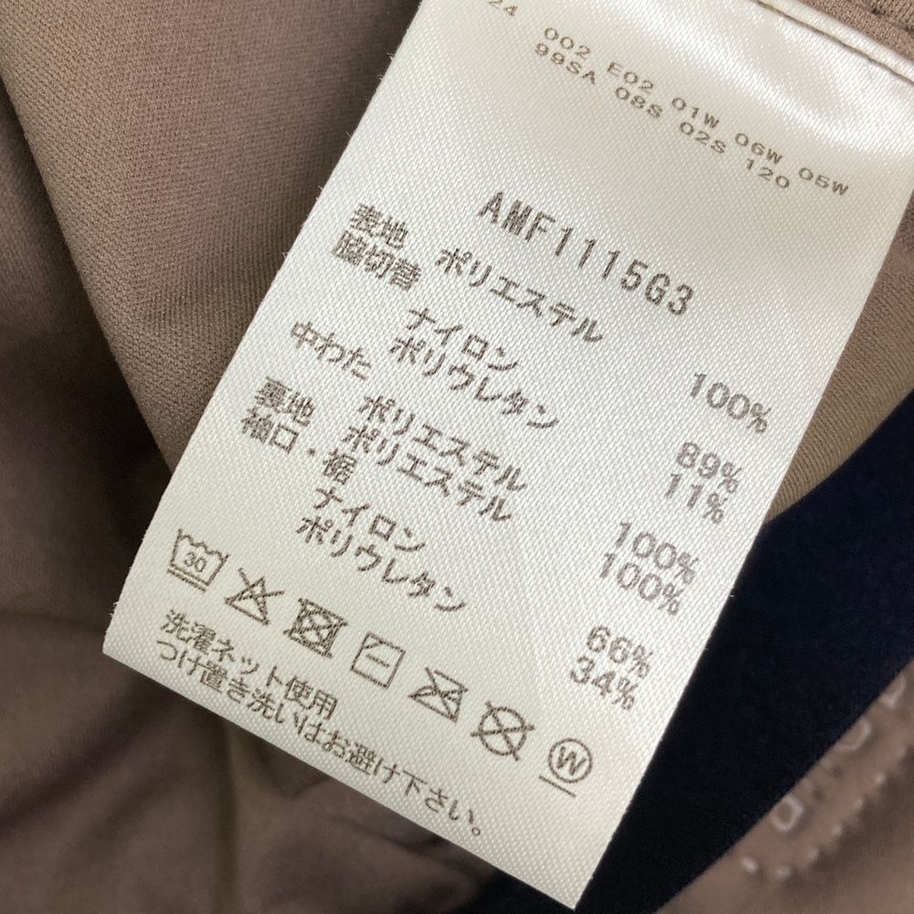 サイズ：M AND PER SE アンパスィ AMF1115G3/2025年モデル 中綿 ジップ