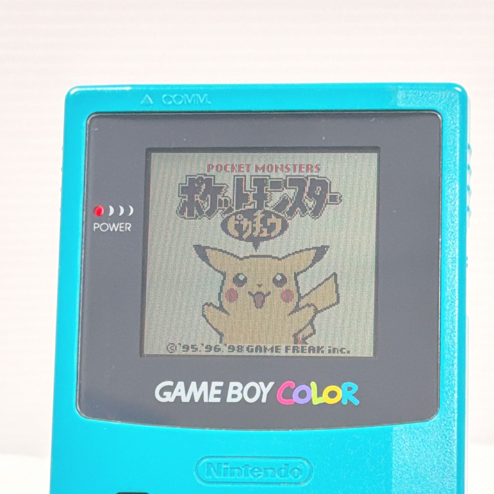 美品 ゲームボーイカラーブルー 動作確認済み ポケットモンスター