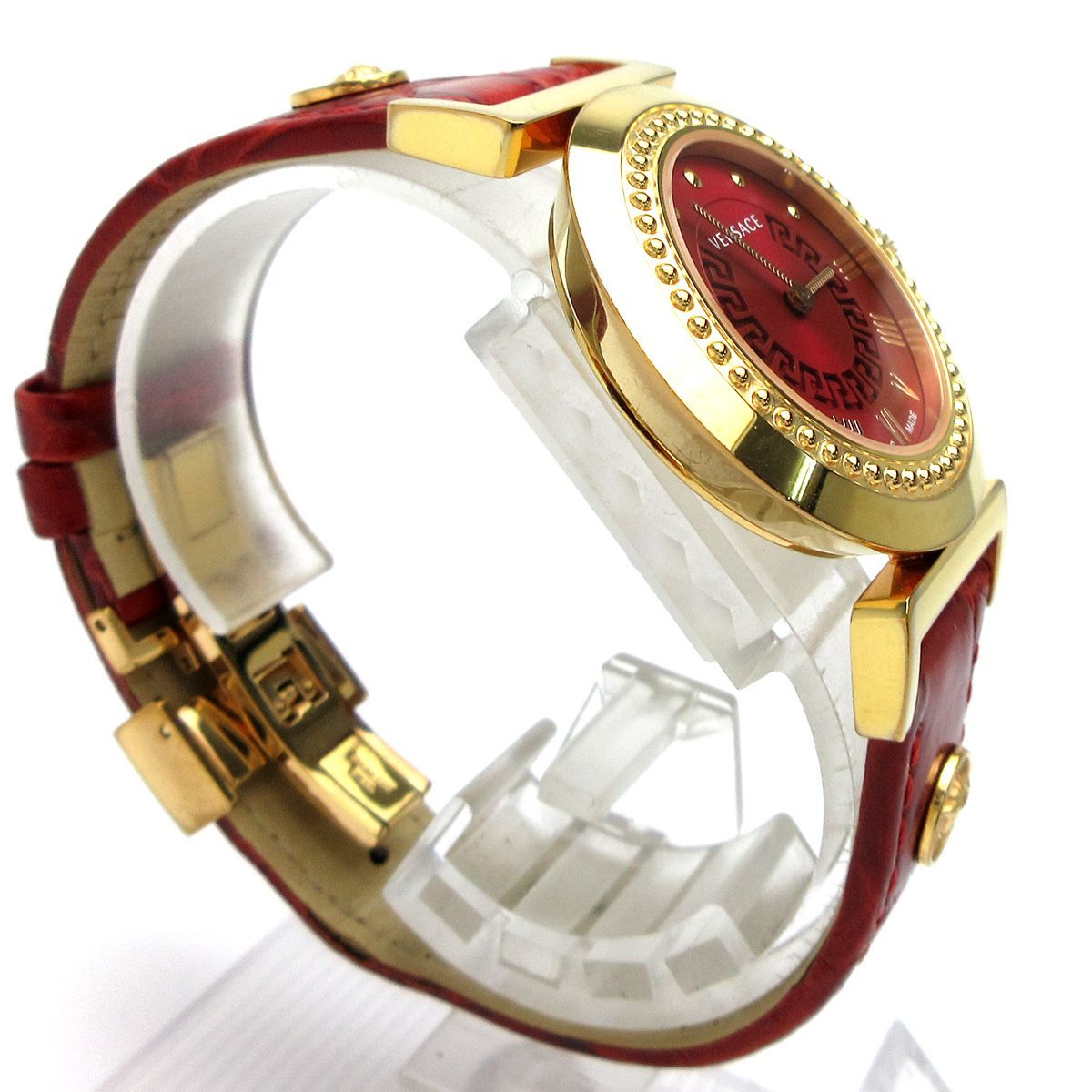 ヴェルサーチ VERSACE ヴァニティ ボーイズ 赤 レッド P5Q レディース