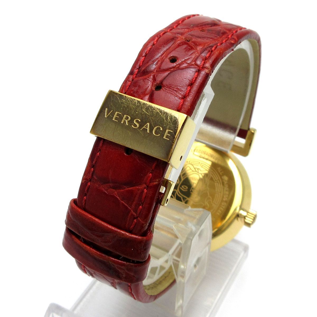 ヴェルサーチ VERSACE ヴァニティ ボーイズ 赤 レッド P5Q レディース 