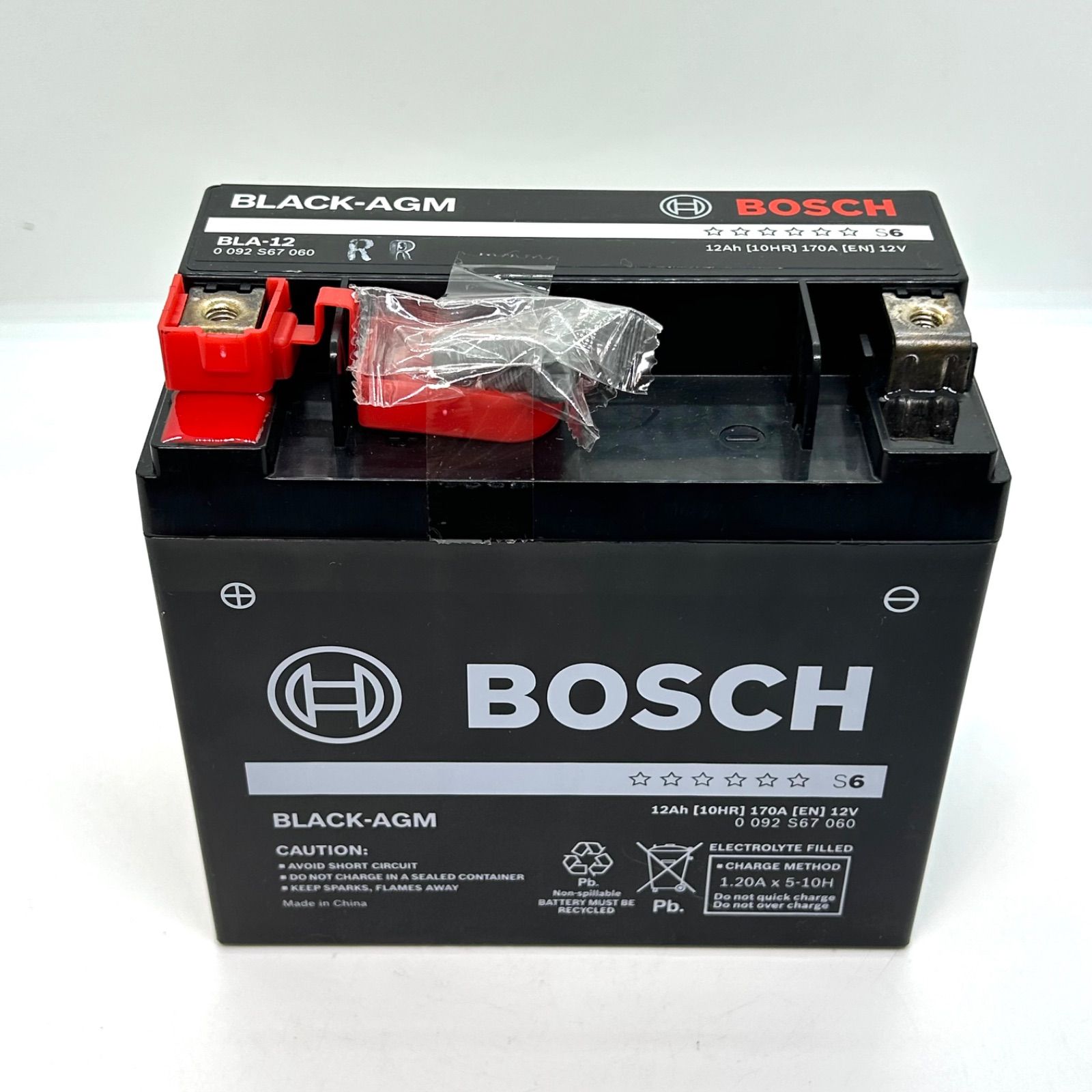 未使用品 BOSCH バッテリー BLA-12 ボッシュ 輸入車用 - メルカリ