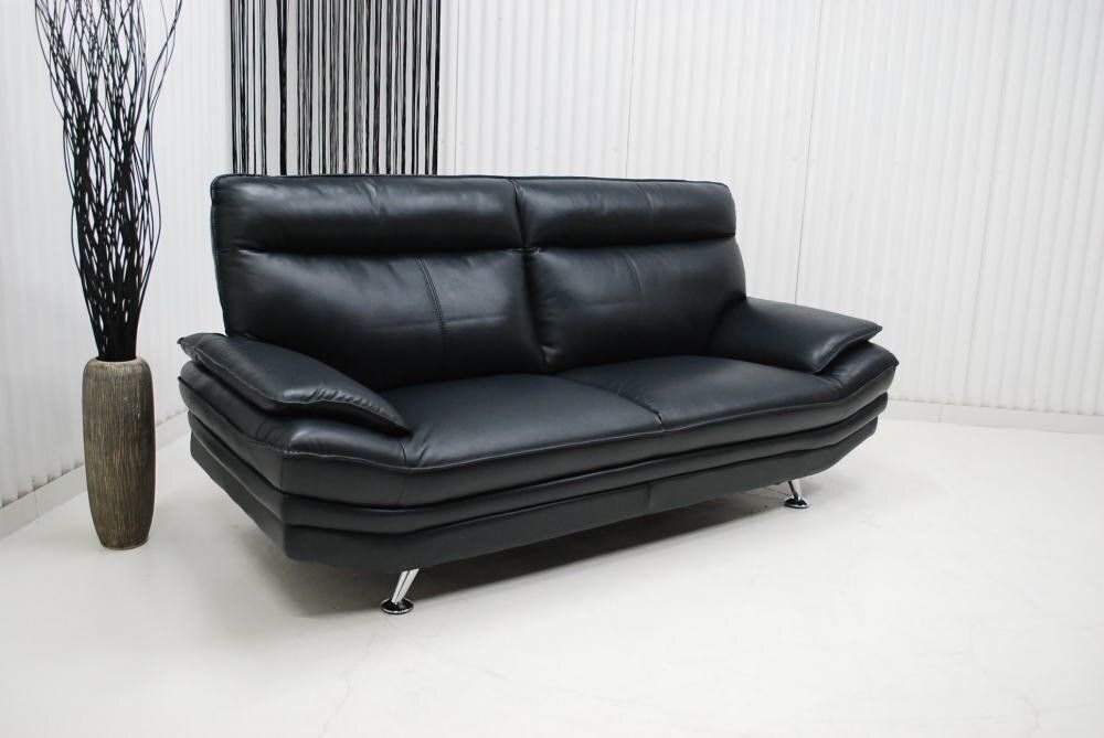 トリプルソファ ダークブルー