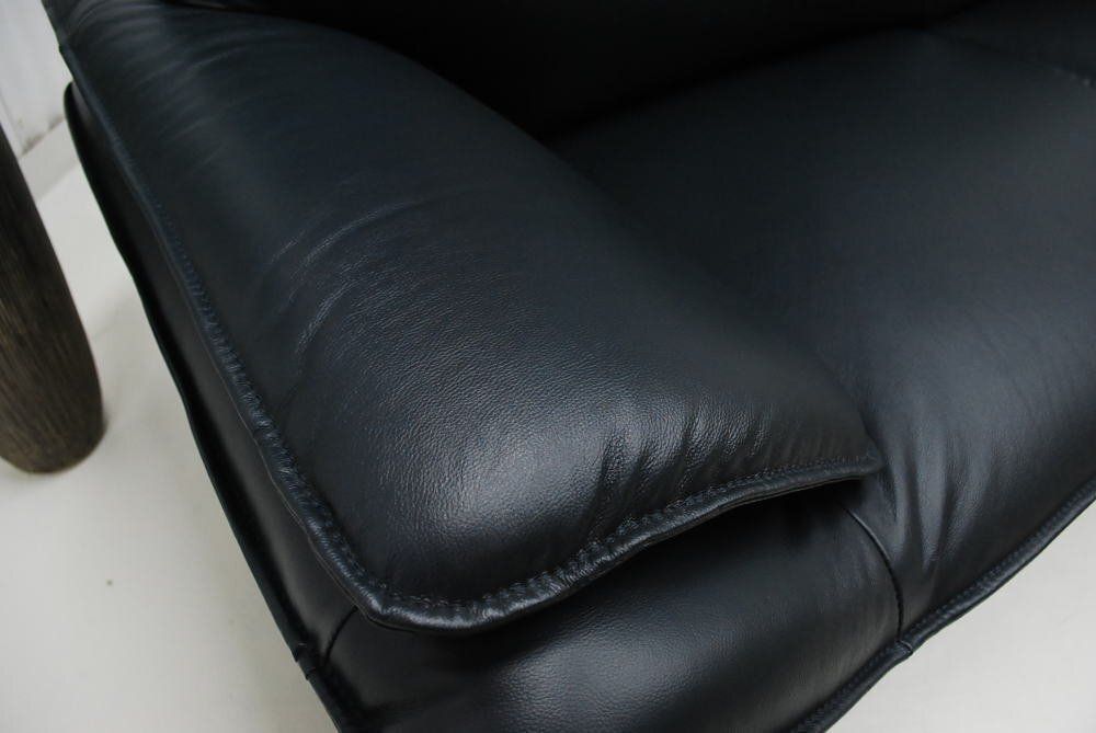 ３人掛けソファ セミアニリン仕上げ本革