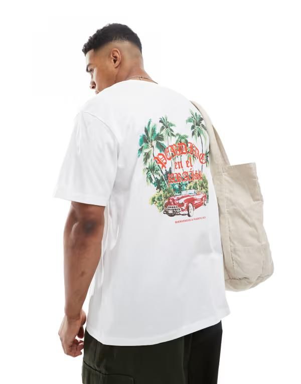 ジャック アンド ジョーンズ メンズ トップス Tシャツ プリント シャツ