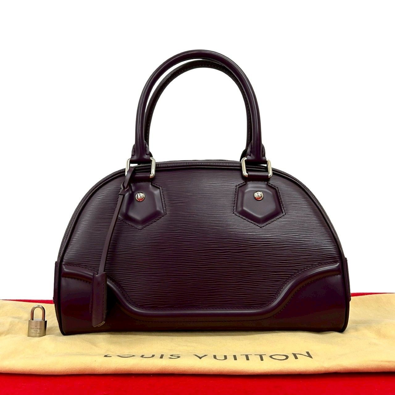 極 美品 袋 鍵付き LOUIS VUITTON ルイヴィトン ボーリング 