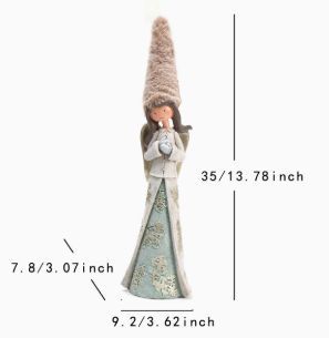 マペットの花の妖精少女エルフ天使の飾り人形