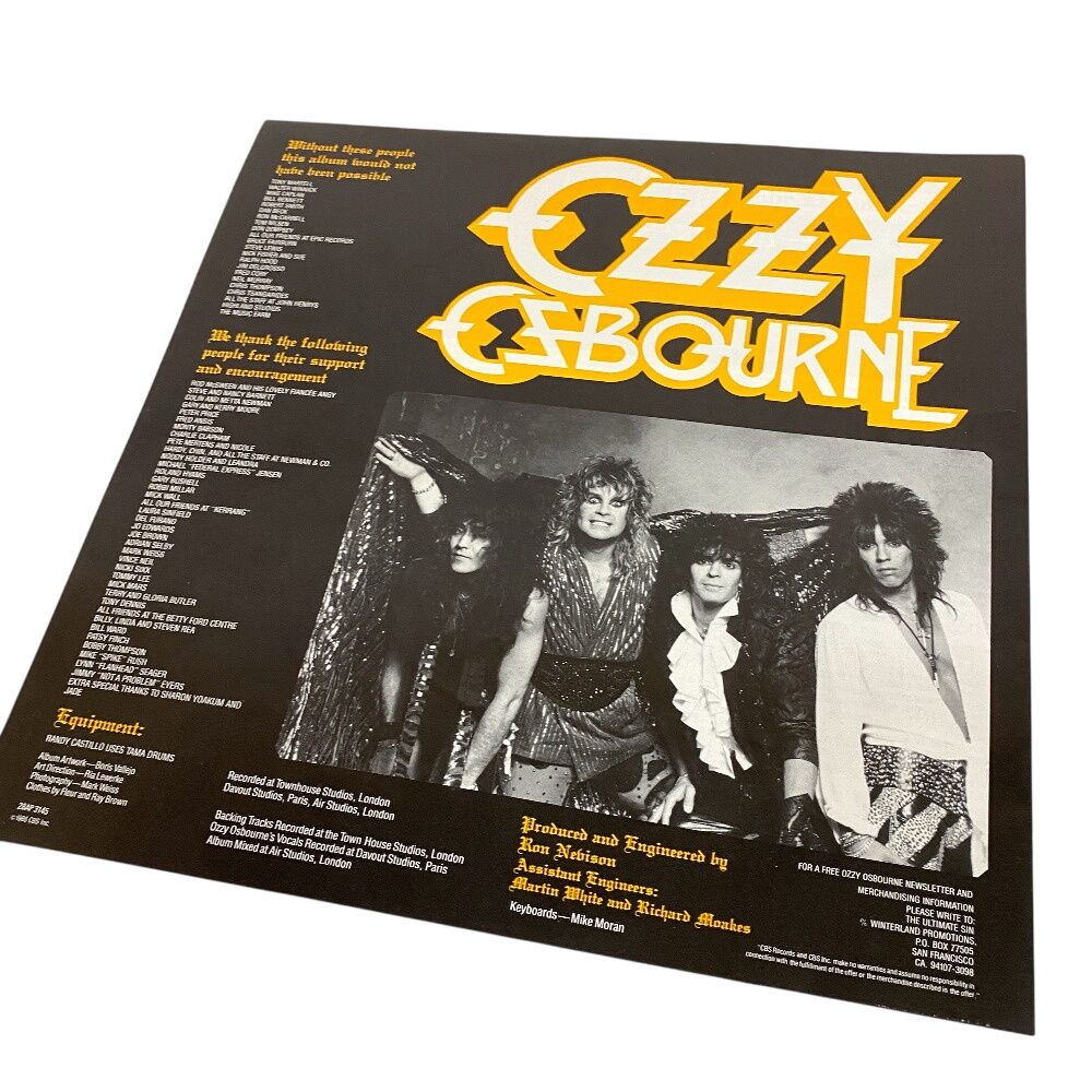 帯付き 国内盤 Ozzy Osbourne オジー オズボーン 罪と罰 Ultimate Sin