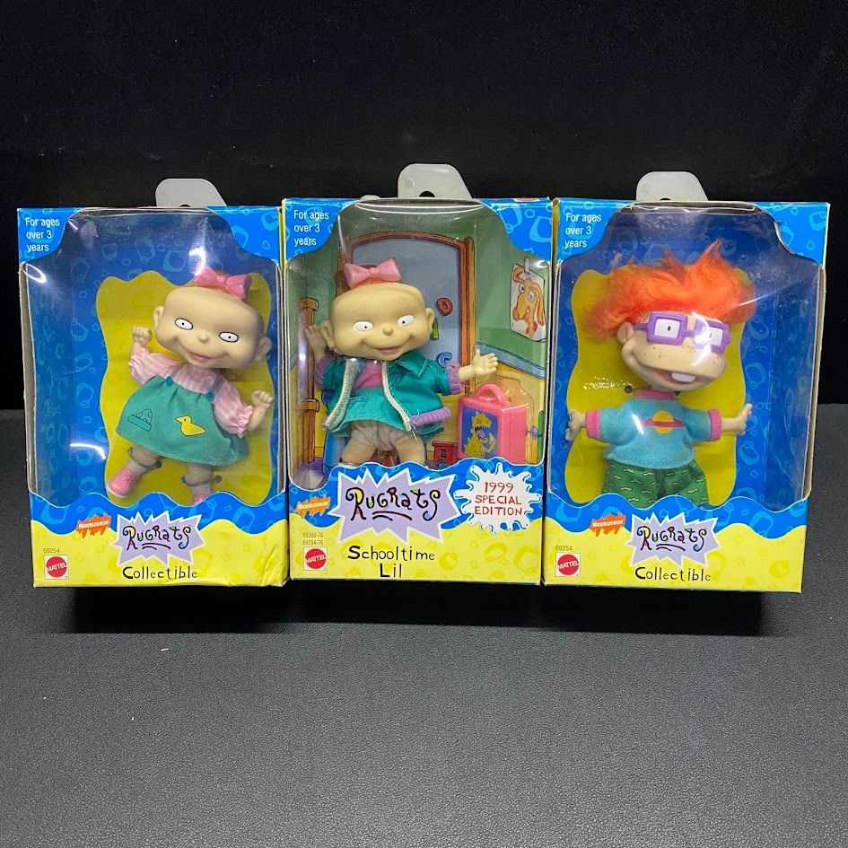 applause ラグラッツ　ぬいぐるみ　3コセット　中古品 RUGRATS ラグラッツ ぬいぐるみ フィギュア マテル アンジェリカ