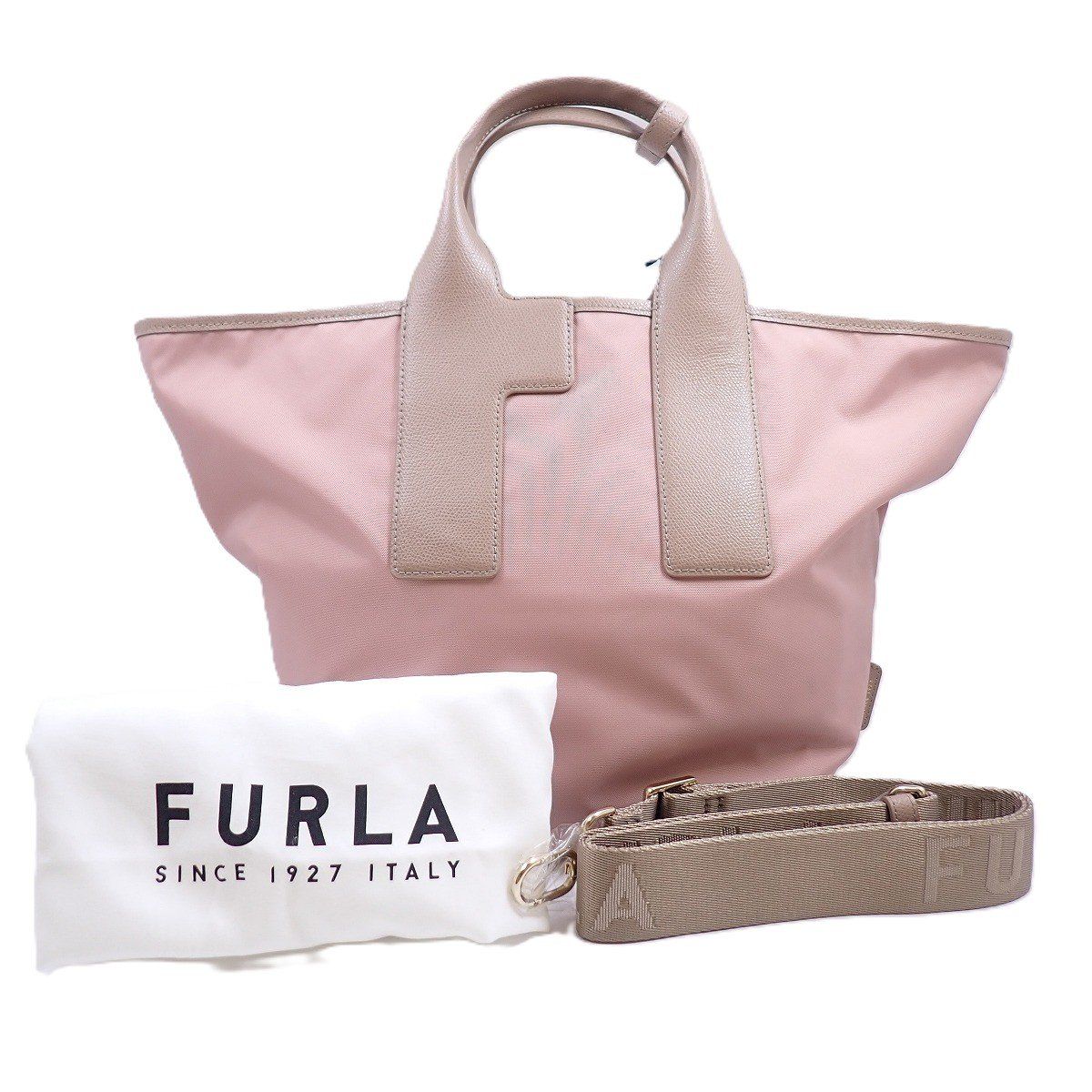 【美品】FURLA PIUMA フルラ ピューマ ショルダーバッグ 2way ピンク系 美品】FURLA PIUMA フルラ ピューマ ショルダーバッグ 2way ピンク系