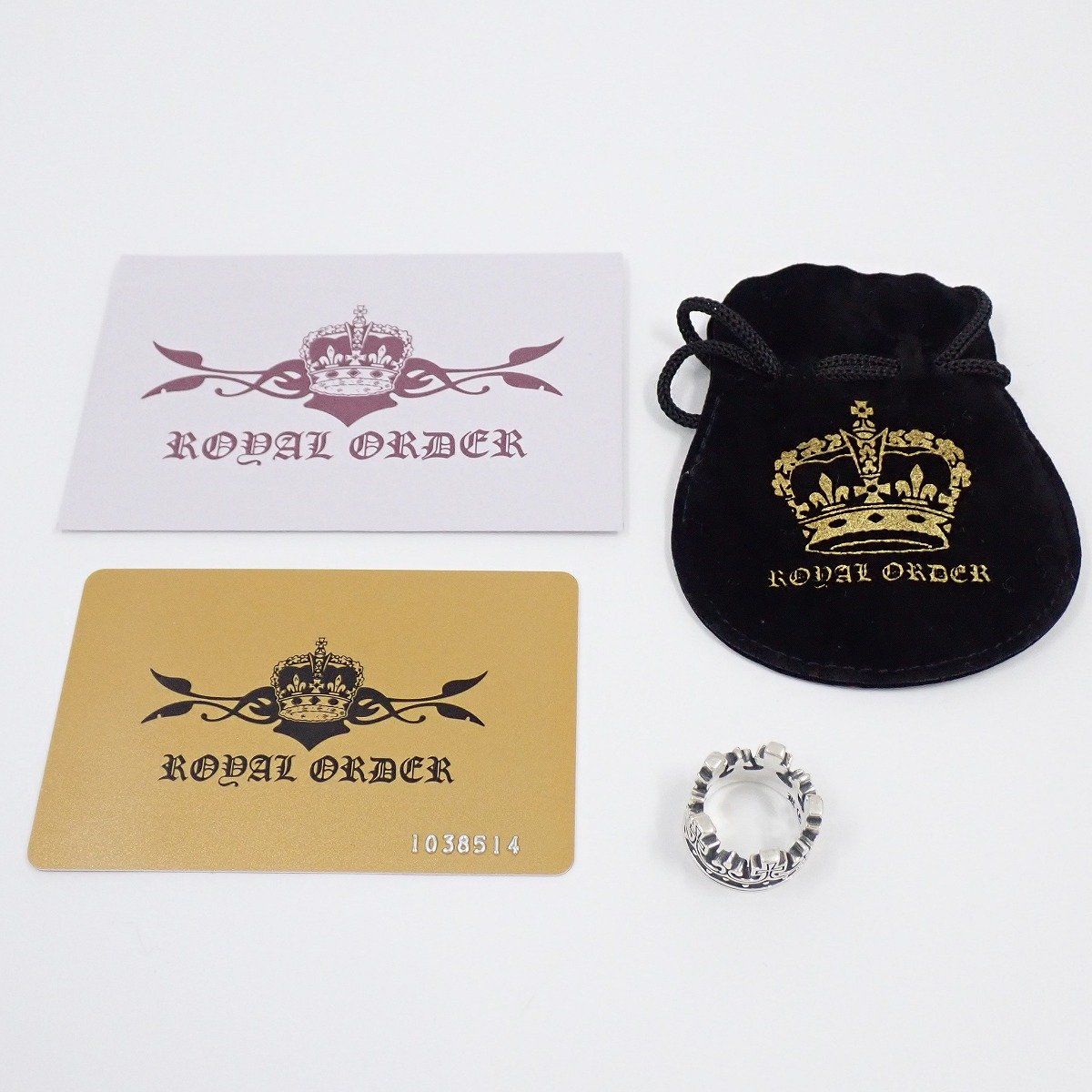 ROYALORDER ロイヤルオーダー ラージ クラウン リング 指輪 シルバー