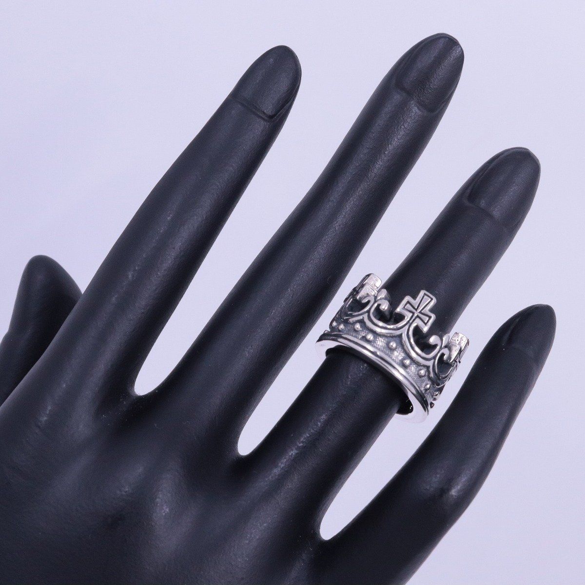 ROYALORDER ロイヤルオーダー ラージ クラウン リング 指輪 シルバー