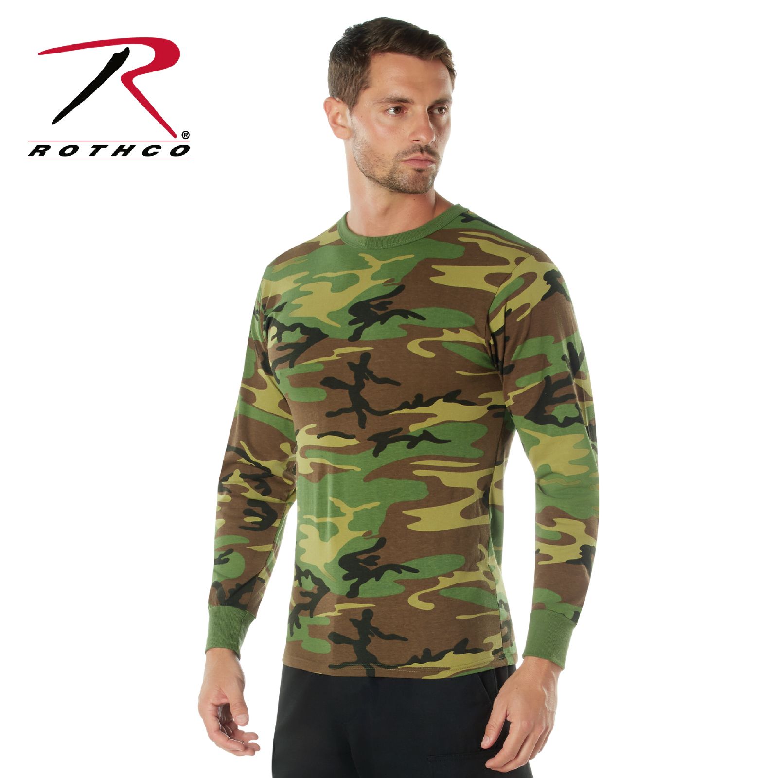 新品] ROTHCO / ロスコ 迷彩 ロンT LONG SLEEVE COLOR CAMO T-SHIRT 