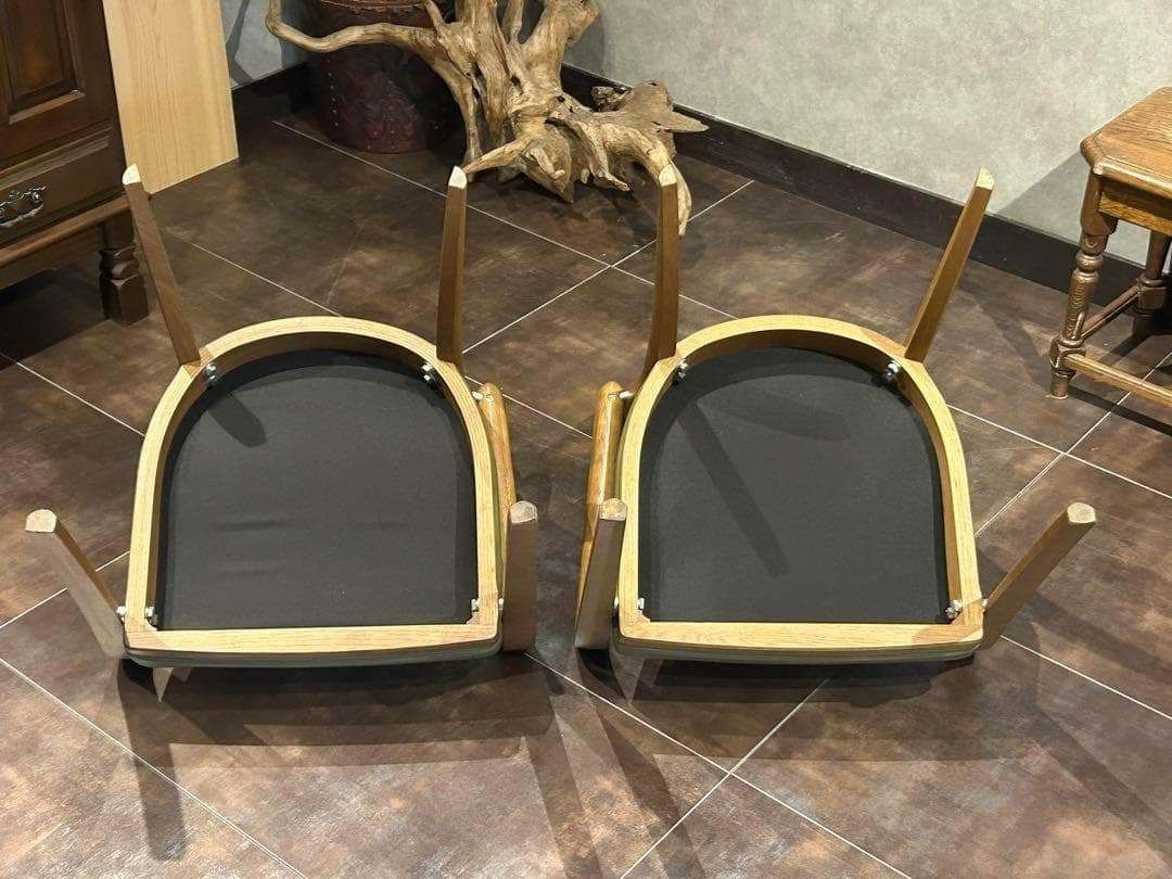 カリモク家具 karimoku アームチェア グリーンレザー ヴィンテージ SZ