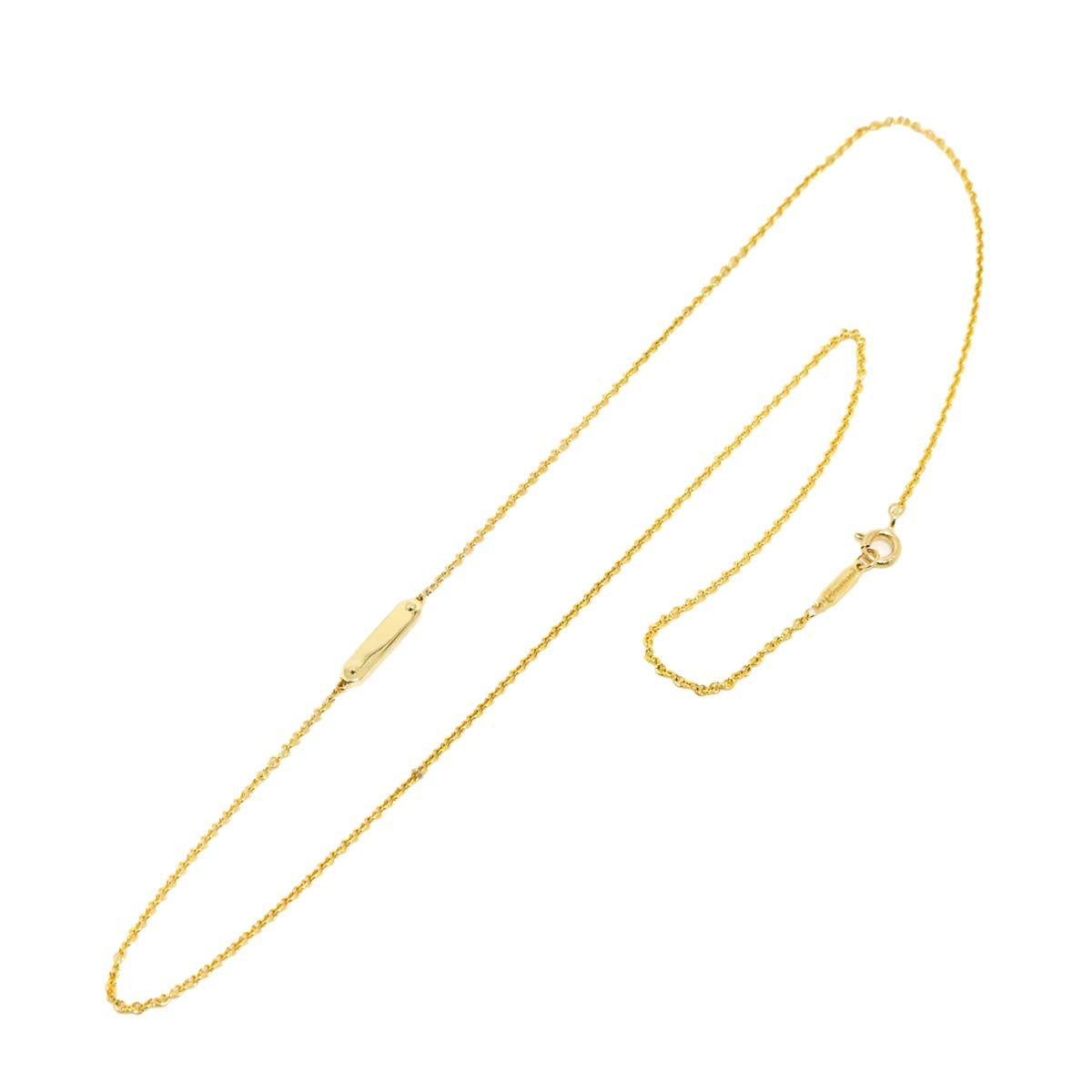 ティファニー TIFFANY&Co. アタグ チェーン プレート バー ネックレス 