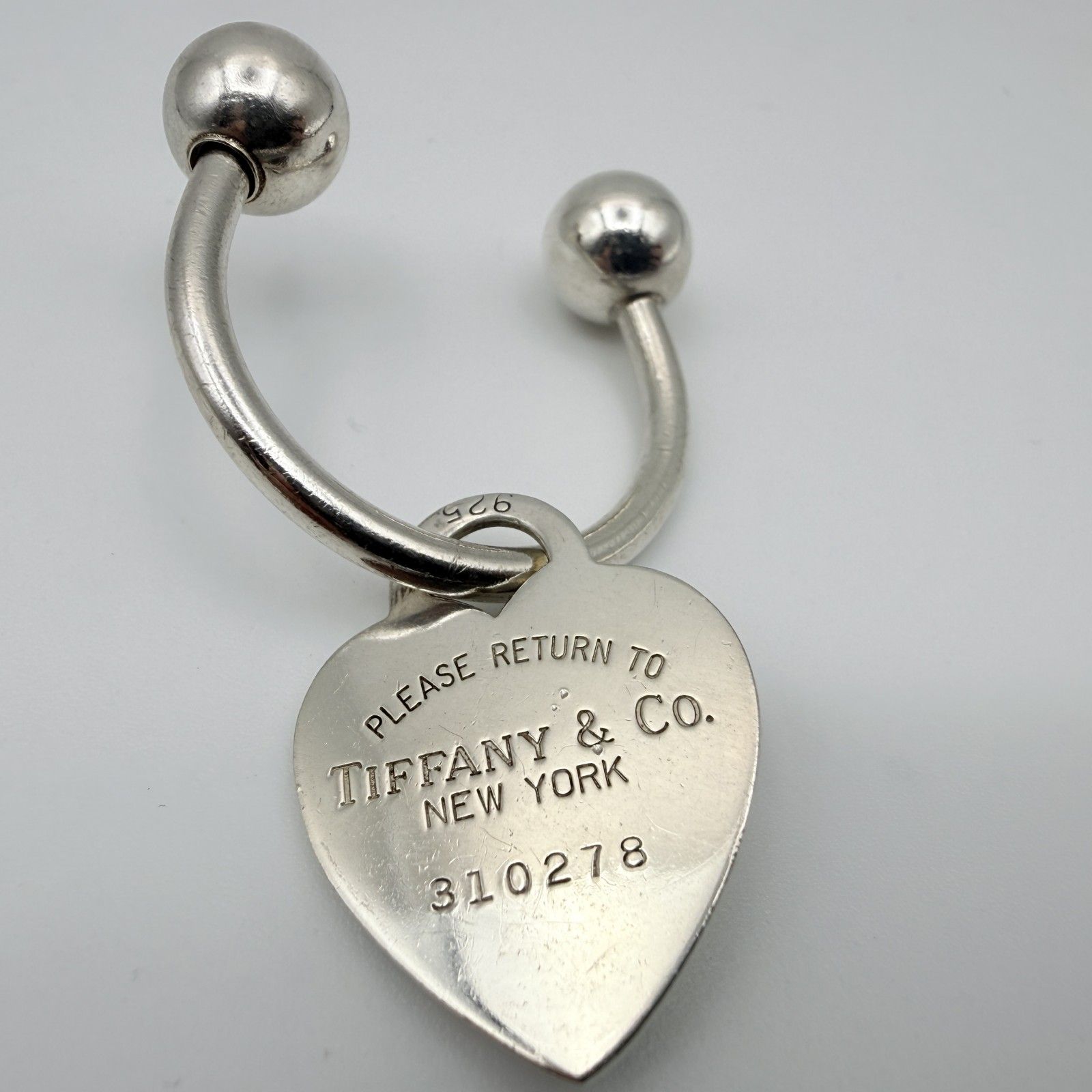 Tiffany & Co. リターン トゥ ティファニーハート タグ キーリング