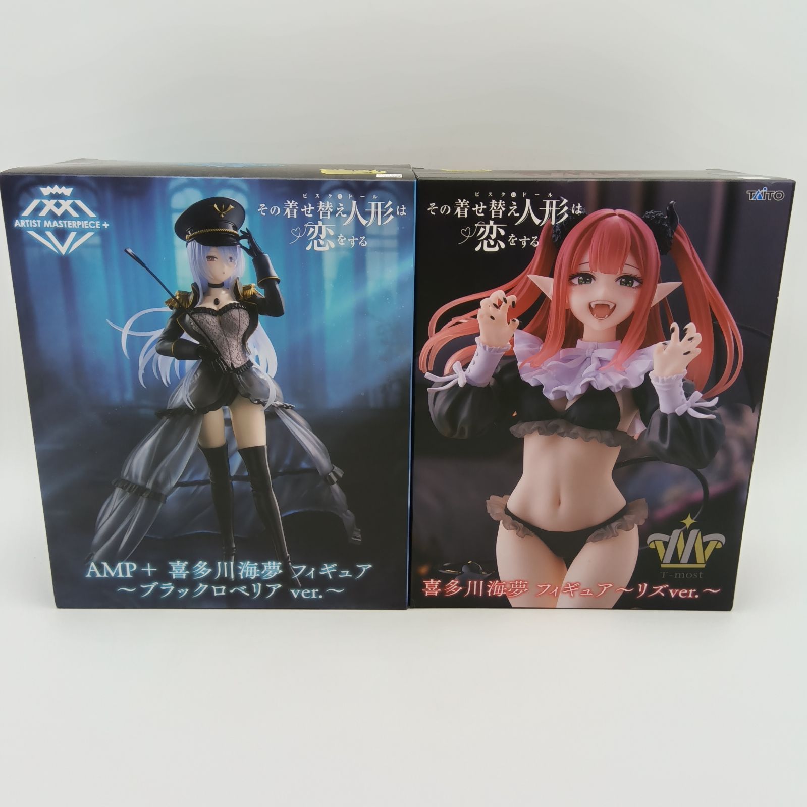 AMP+、T-most 喜多川海夢フィギュア 3種セット 雫たんのコスプレ＆素顔