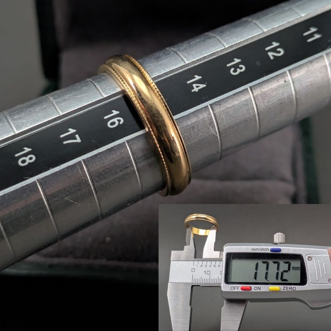最終価格】米国 ヴィンテージ ESPO製 14KT GE ゴールドメッキ バンド