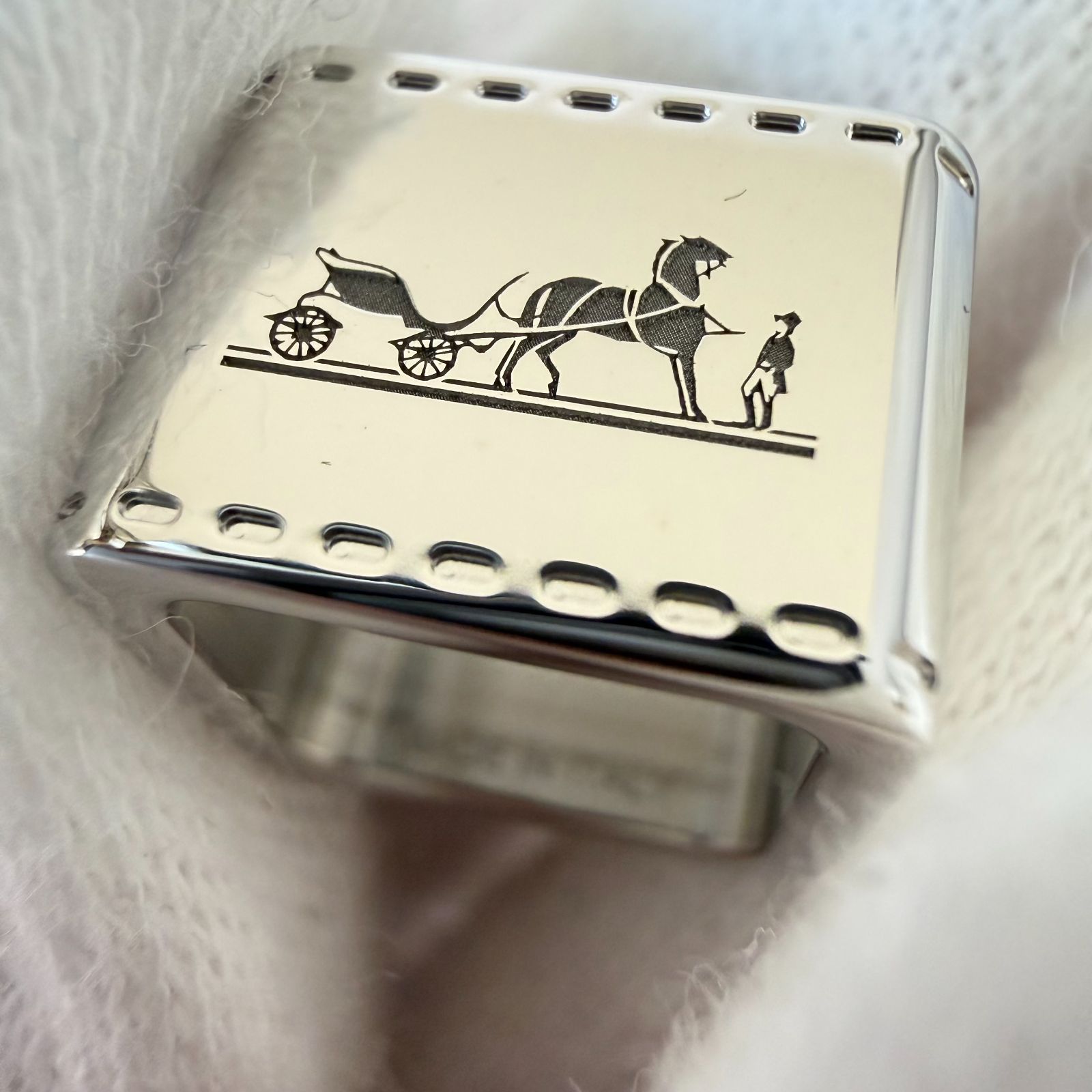鑑定済み【 美品 】エルメス 《 ミニ ボルデュック 》 パラディウム