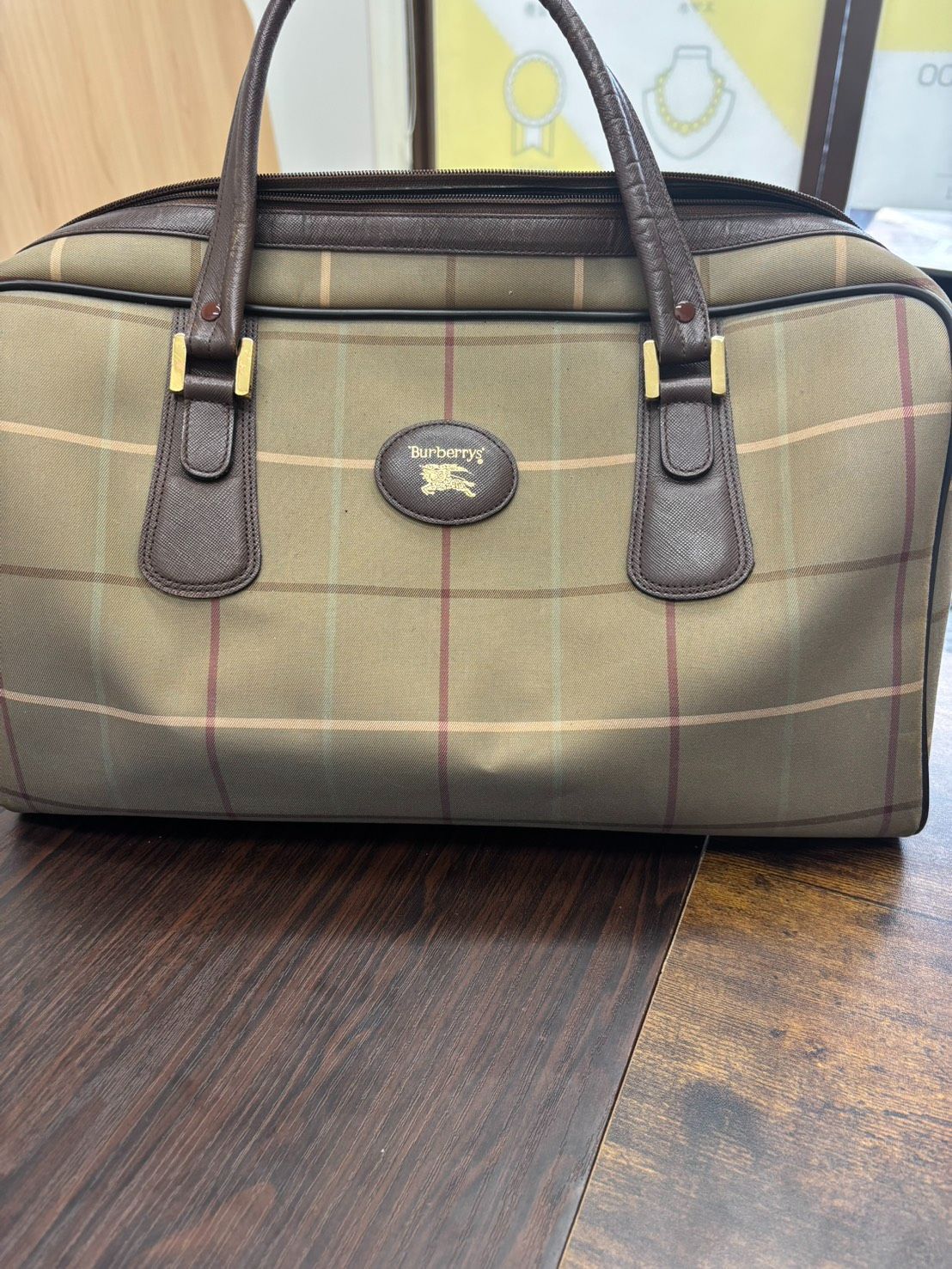 ボストンバッグ ノバチェック バーバリー 大容量 BURBERRY シャドー