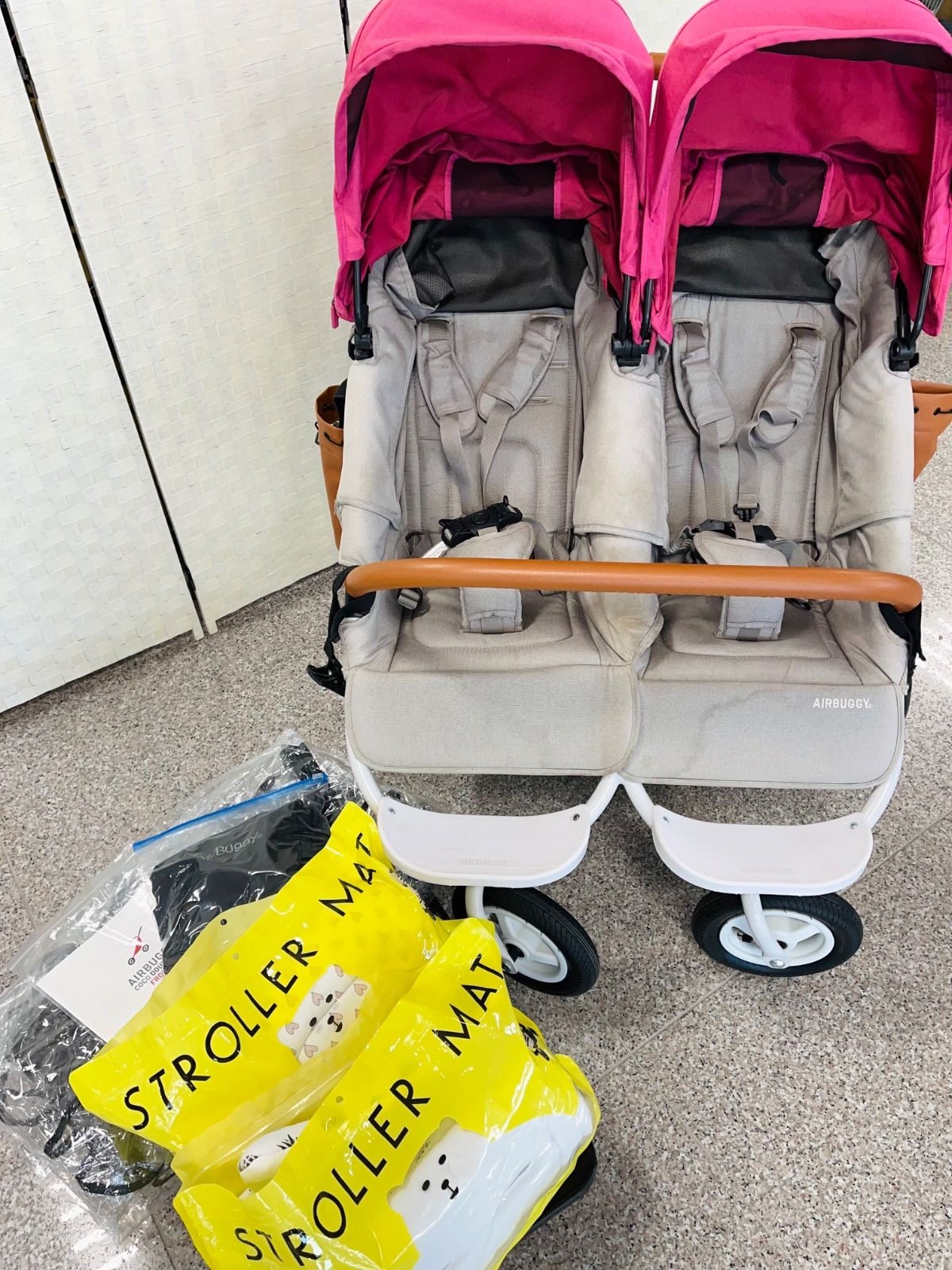 ☆AirBuggy エアバギー ココダブルEX フロムバース 双子用ベビーカー 
