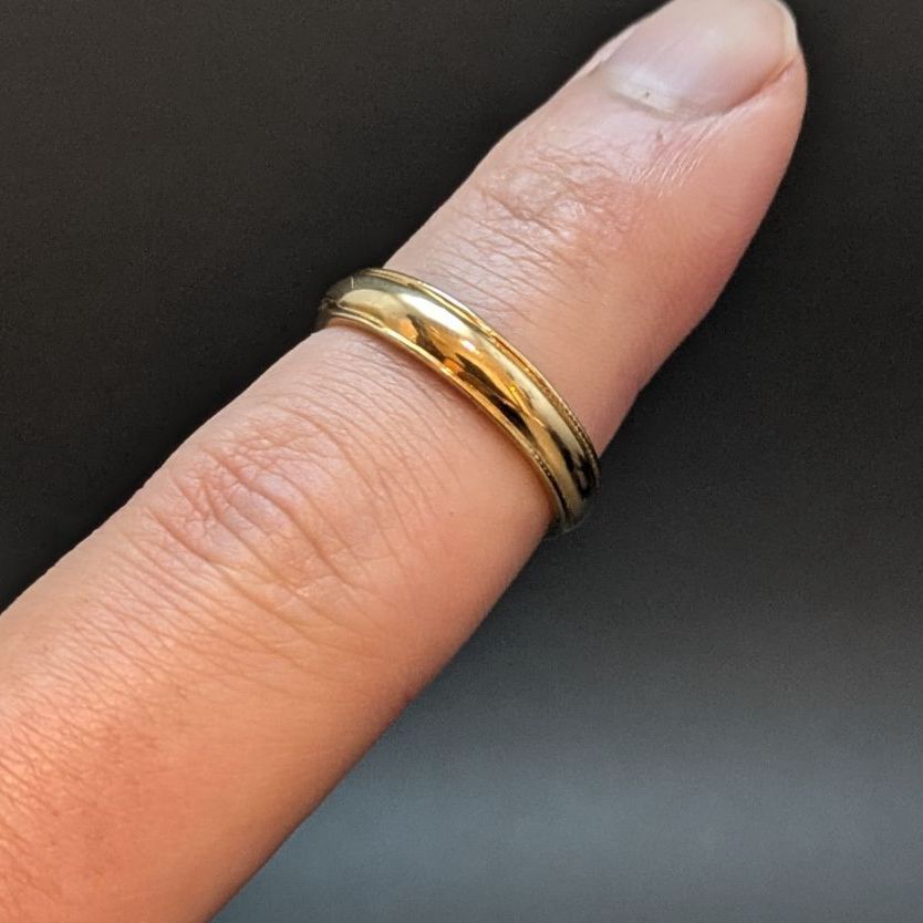 最終価格】米国 ヴィンテージ ESPO製 14KT GE ゴールドメッキ バンド