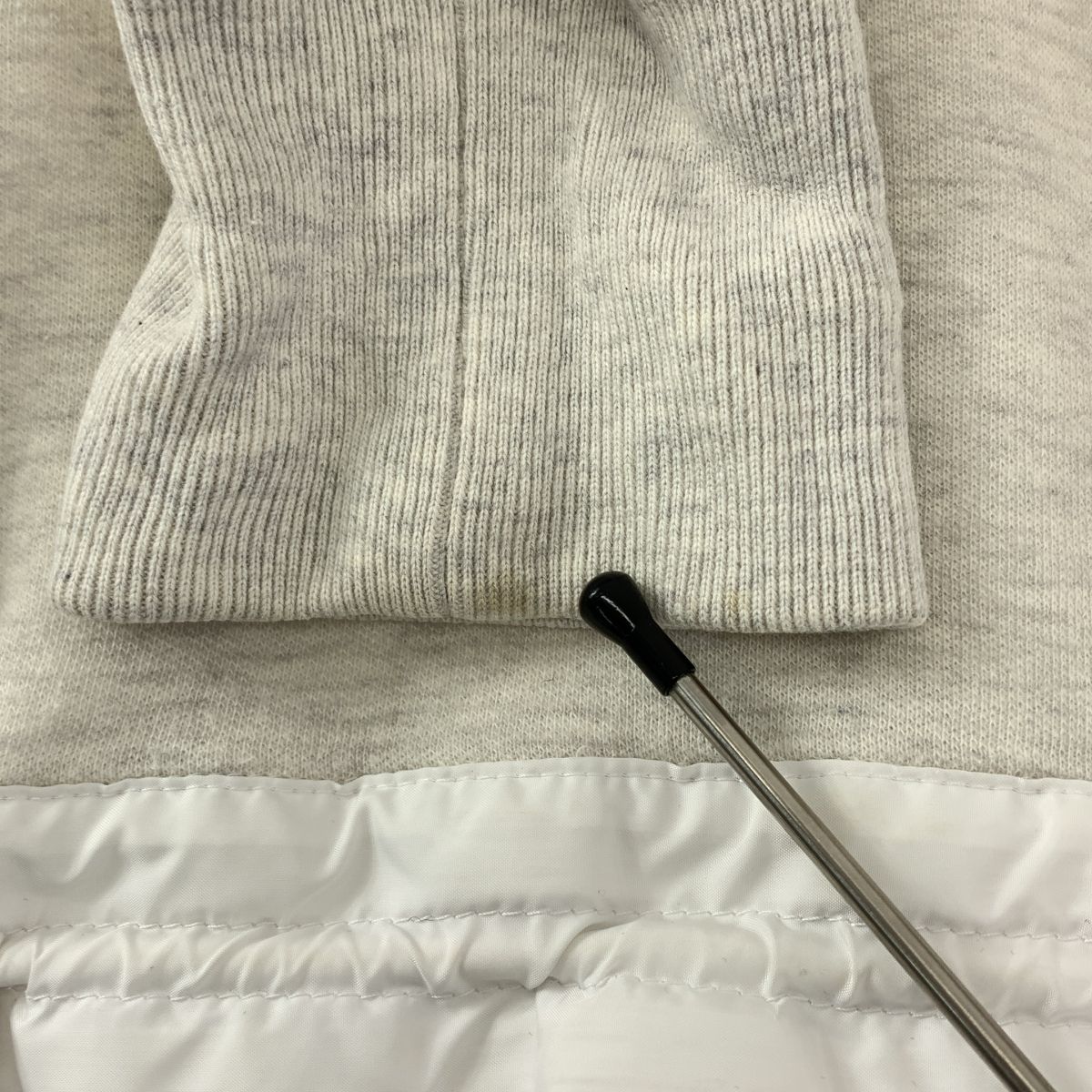 sacai / サカイ | バックフレア ドローストリング スポンジスウェット | 2 | アイボリー | レディース sacai / サカイ | バックフレア ドローストリング スポンジスウェット
