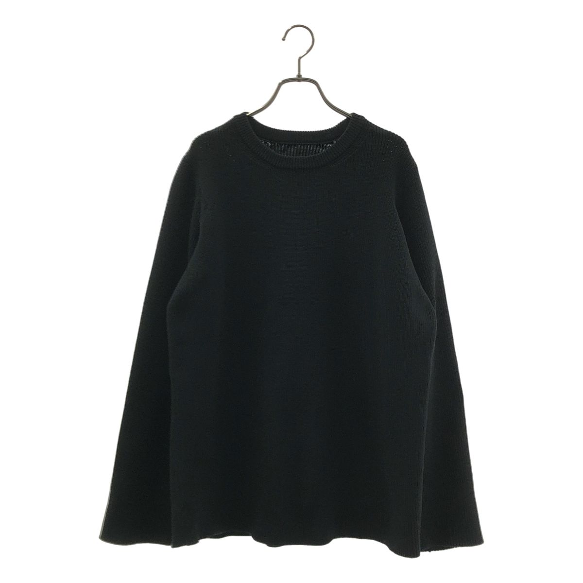 TEATORA / テアトラ | KNIT CREW 7G DELTAPEAK ニット | 3 | ブラック