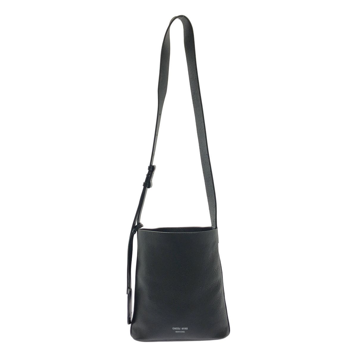 美品】 HYKE / ハイク | × CHACOLI / チャコリ レザー ロゴ ショルダー 