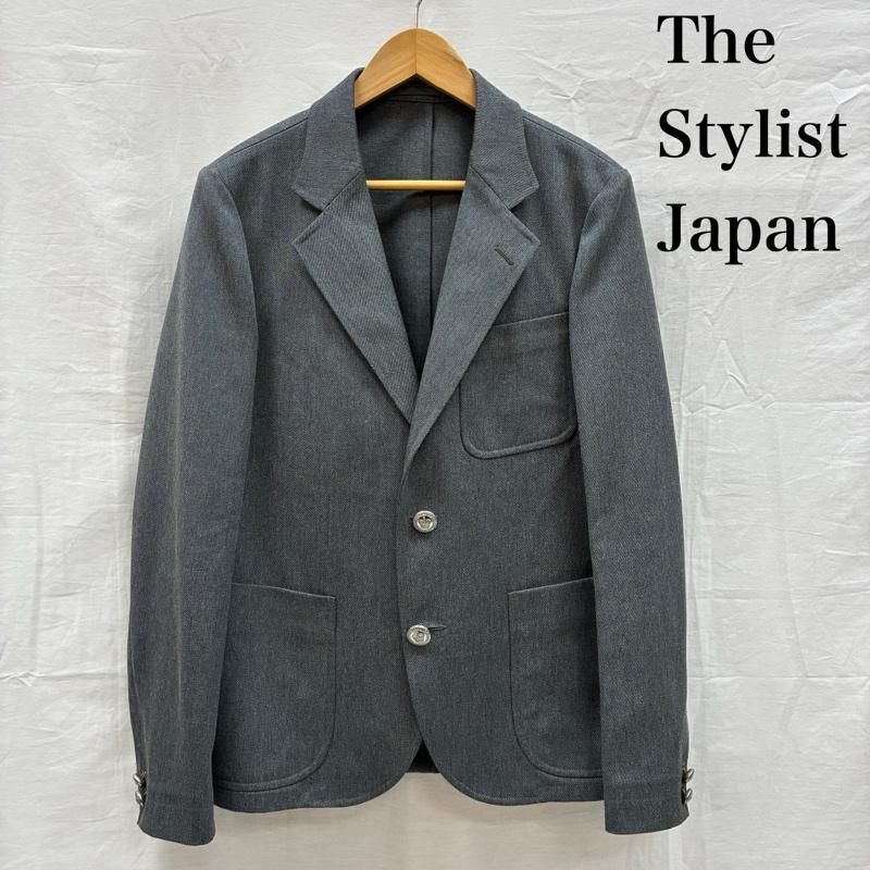 スタイリストジャパン ポップサック 2ボタン テーラードジャケット グレー XS ザスタイリストジャパン HOPSACK JKT ホップサック ジャケット 2B