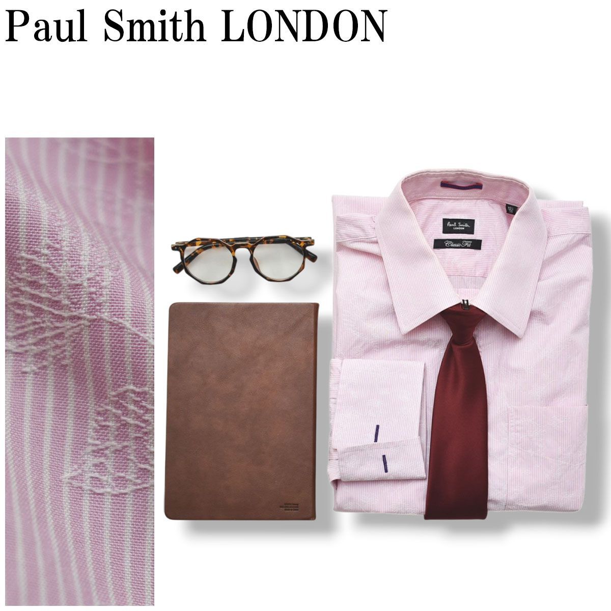 イタリア製 ポールスミス ロンドン Paul Smith LONDON 長袖 Classic