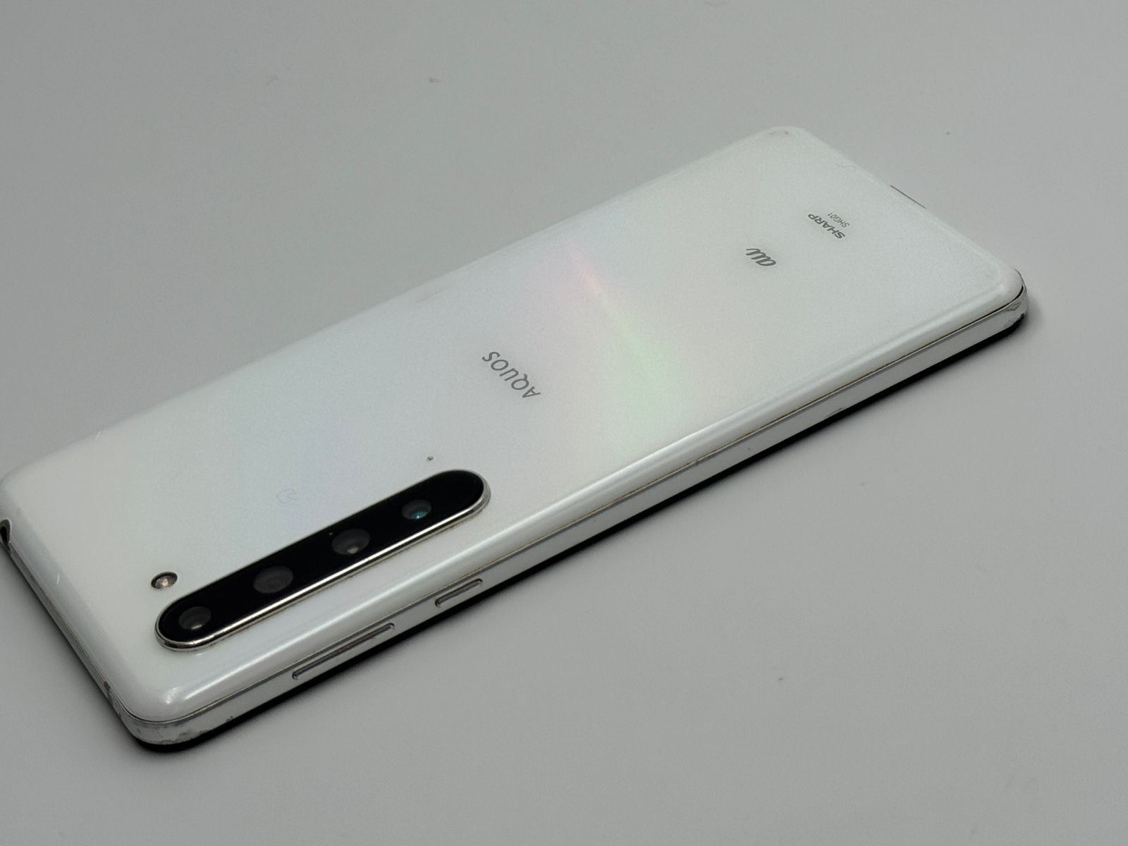 訳あり】AQUOS R5G SHG01 オーロラホワイト SIMフリー 白ロム - メルカリ
