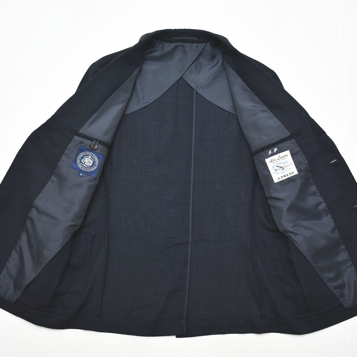 ジェイプレス J.PRESS Air Linen リネン混 シングル 段返り3B