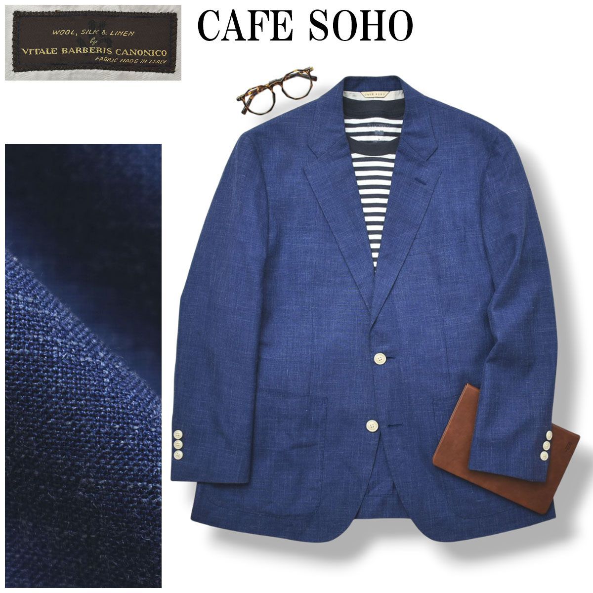 カフェソーホー CAFE SOHO カノニコ Vitale Barberis Canonico ウール 