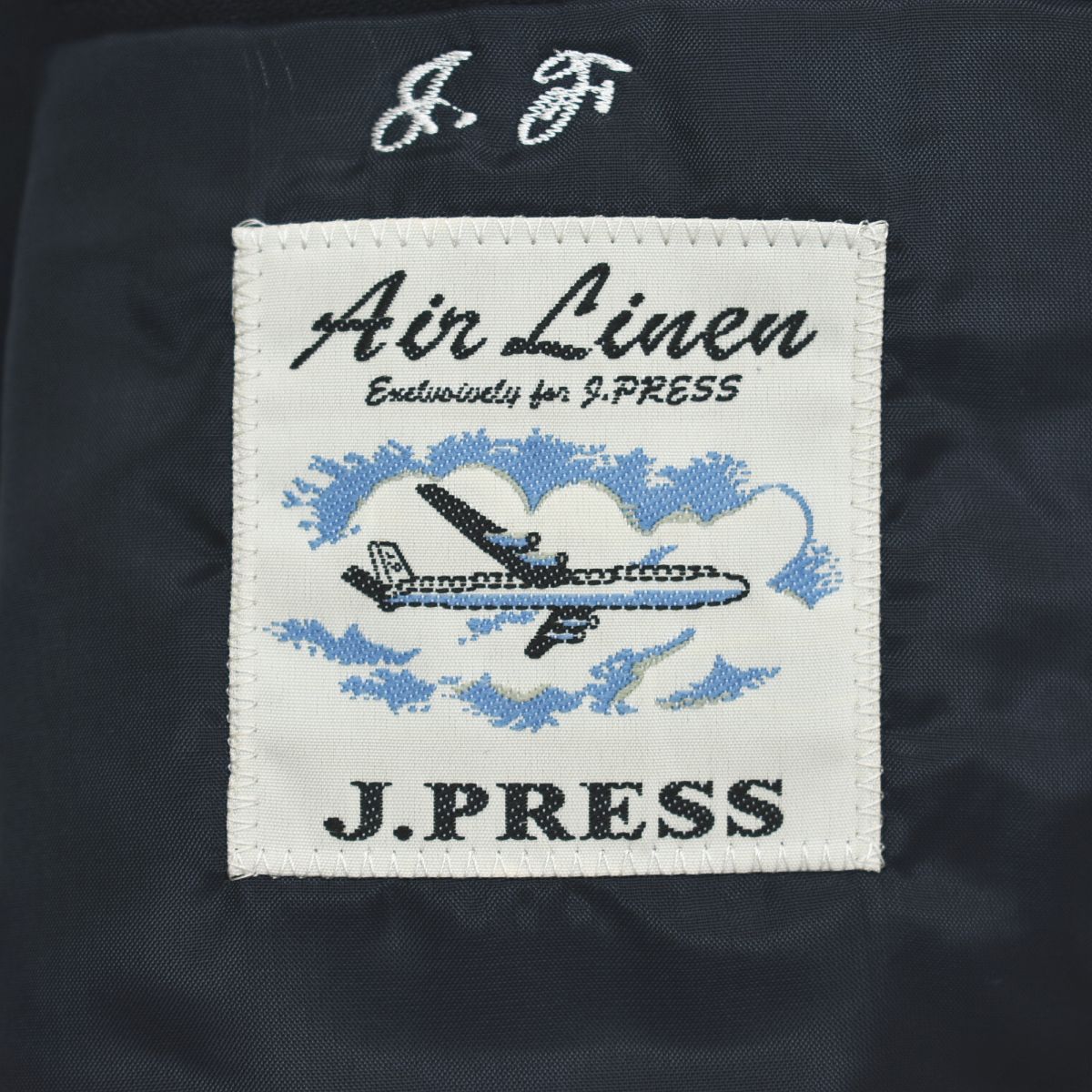 ジェイプレス J.PRESS Air Linen リネン混 シングル 段返り3B