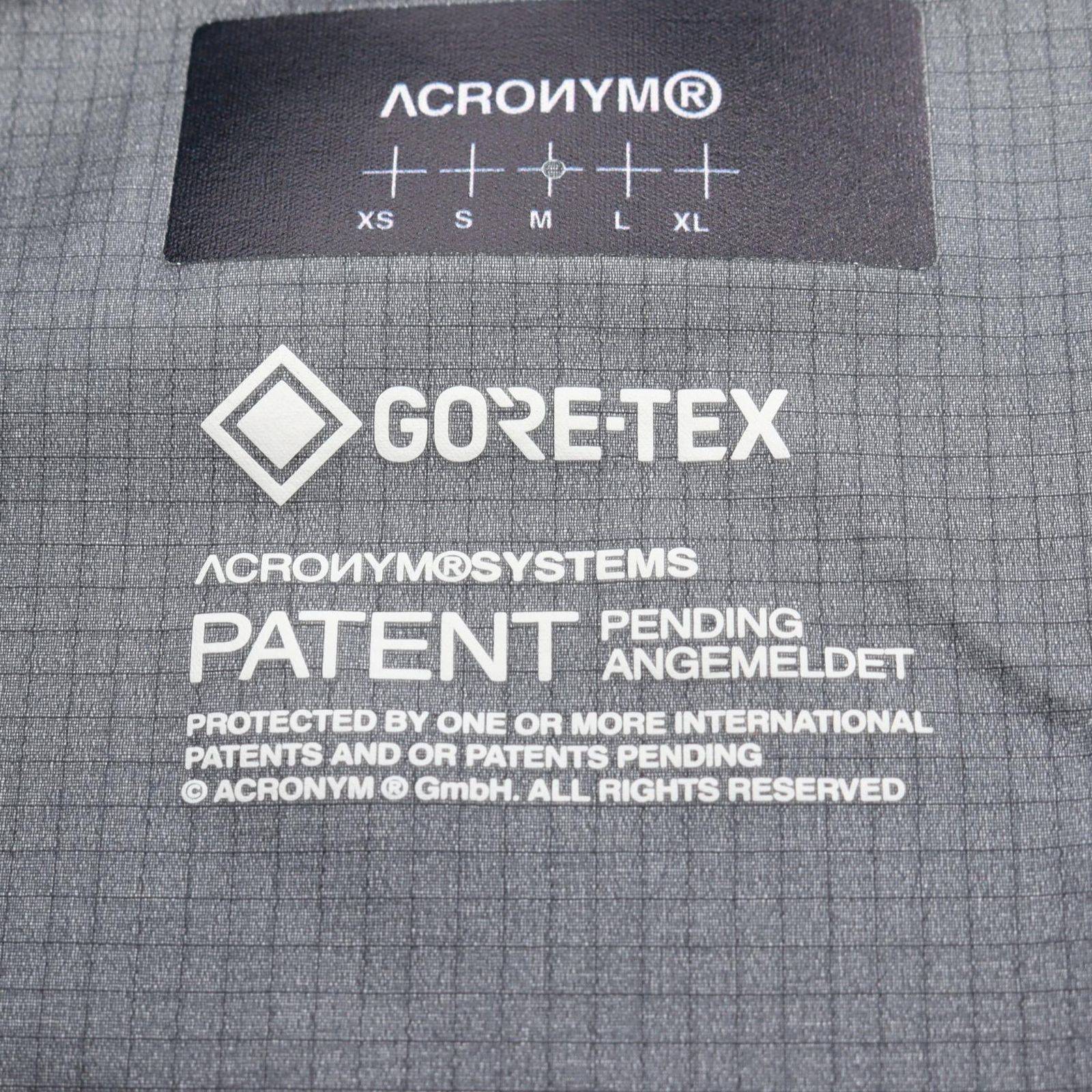 アクロニウム ACRONYM. ライダースジャケット 3L GORE-TEX PRO RIDER 